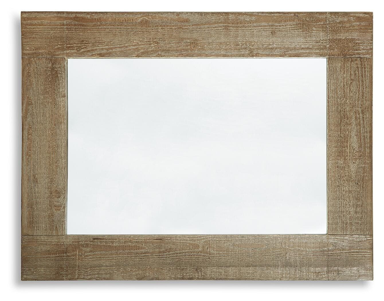 Waltleigh Accent Mirror — Transparent & Brown/Beige — view 4