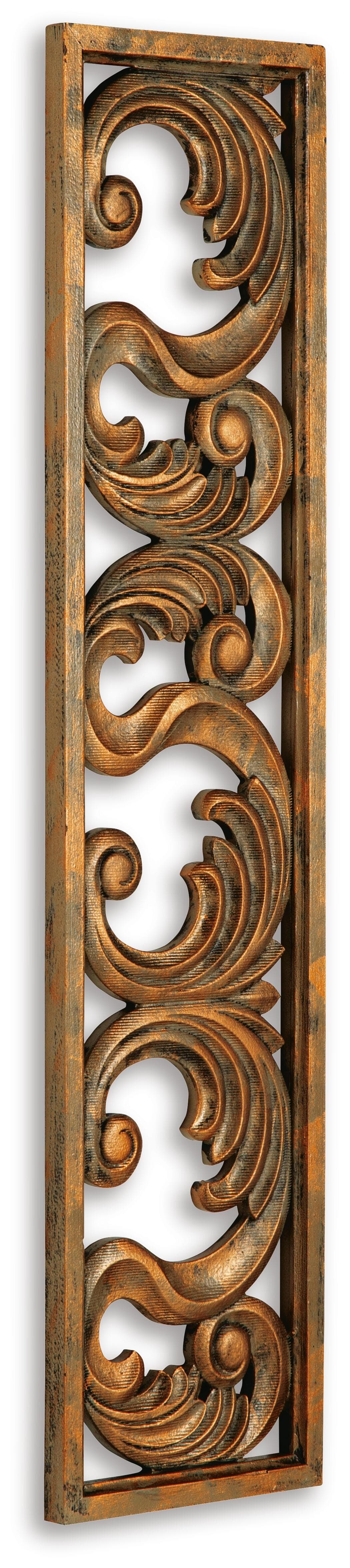 Candelario Wall Decor — Metallic & Brown/Beige — view 3