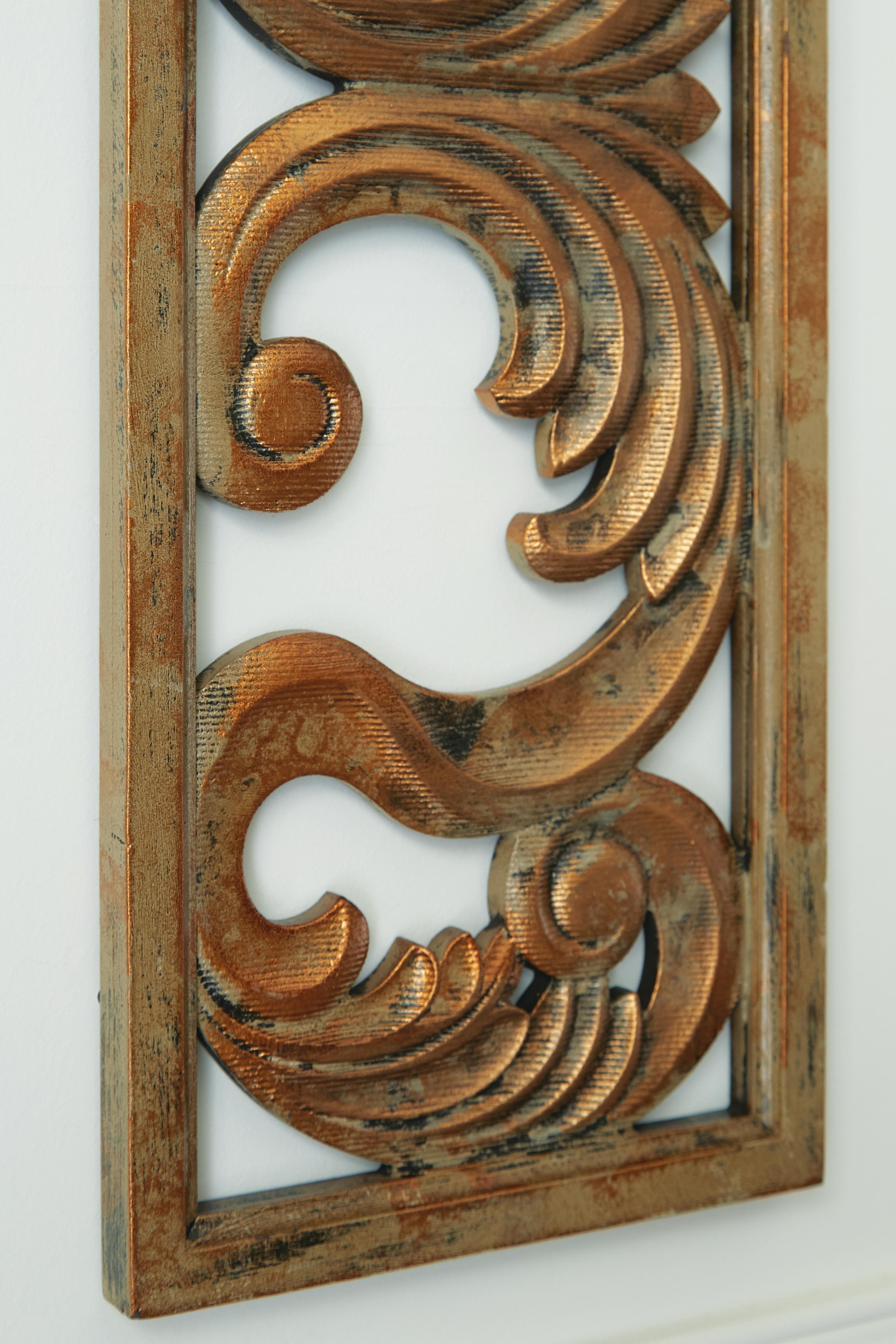 Candelario Wall Decor — Metallic & Brown/Beige — view 5