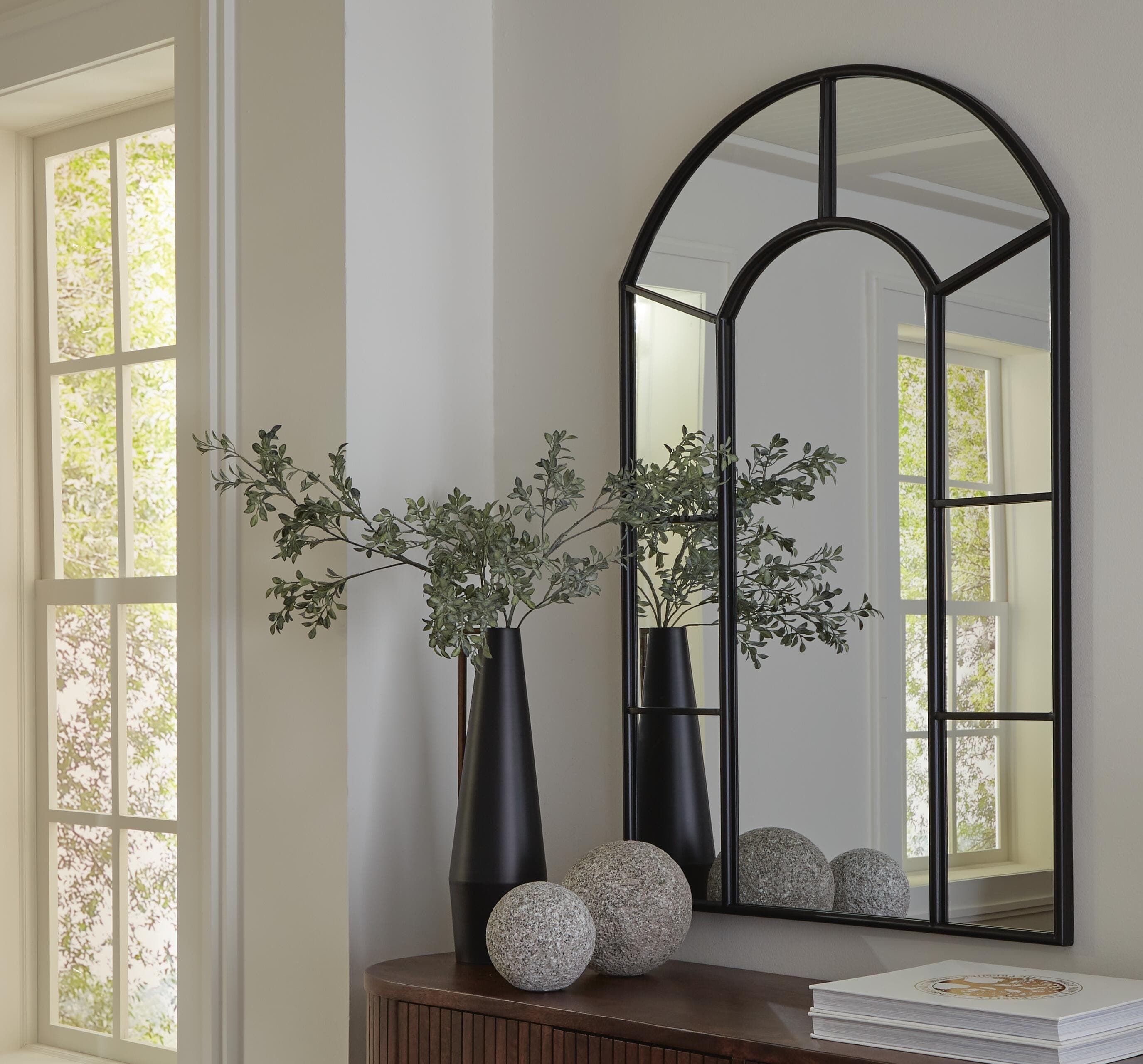 Evengton Accent Mirror — Black/Gray — view 2
