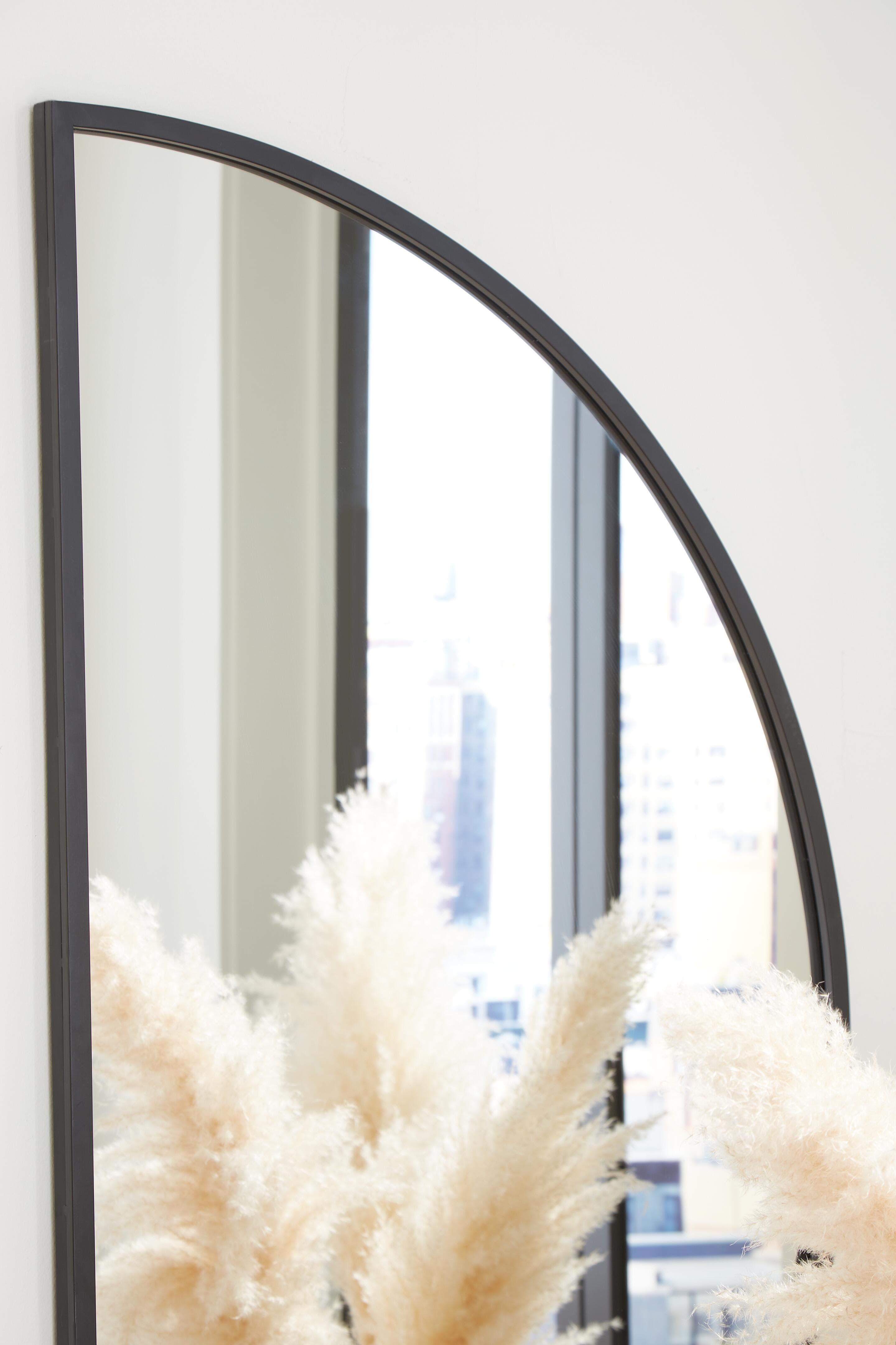Denlow Accent Mirror — Black/Gray — view 7