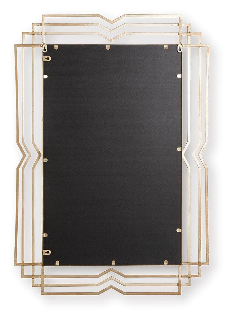 Claybrook Accent Mirror — Metallic & Yellow — view 5
