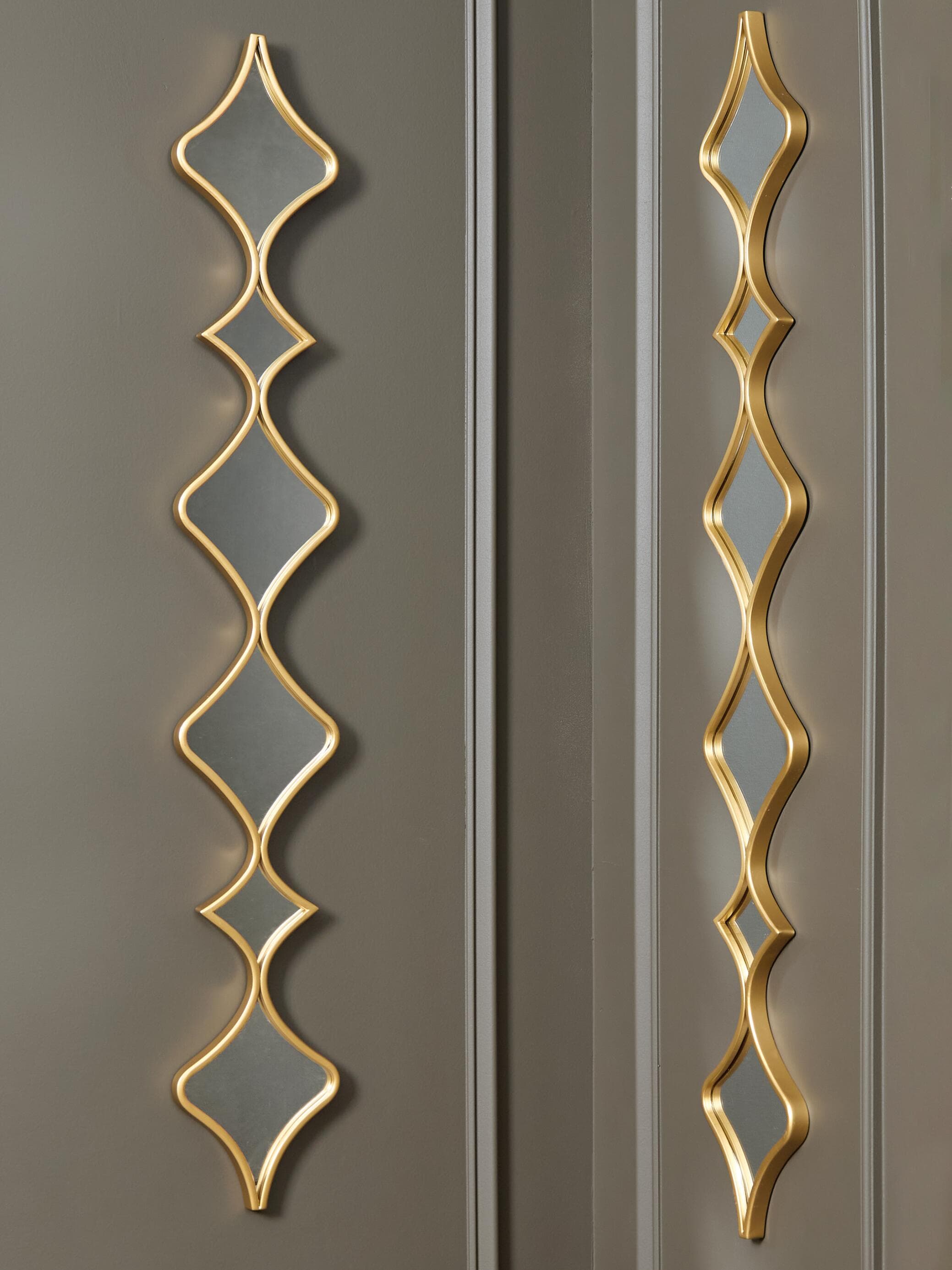 Harriswood Accent Mirror Set (Set of 2) — Metallic & Yellow — view 2