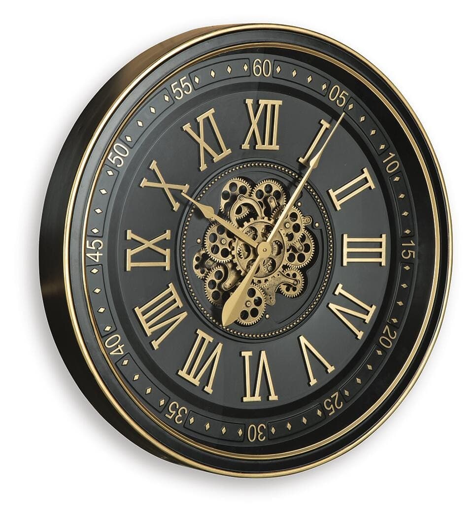 Dairton Wall Clock — Yellow & Black/Gray — view 3