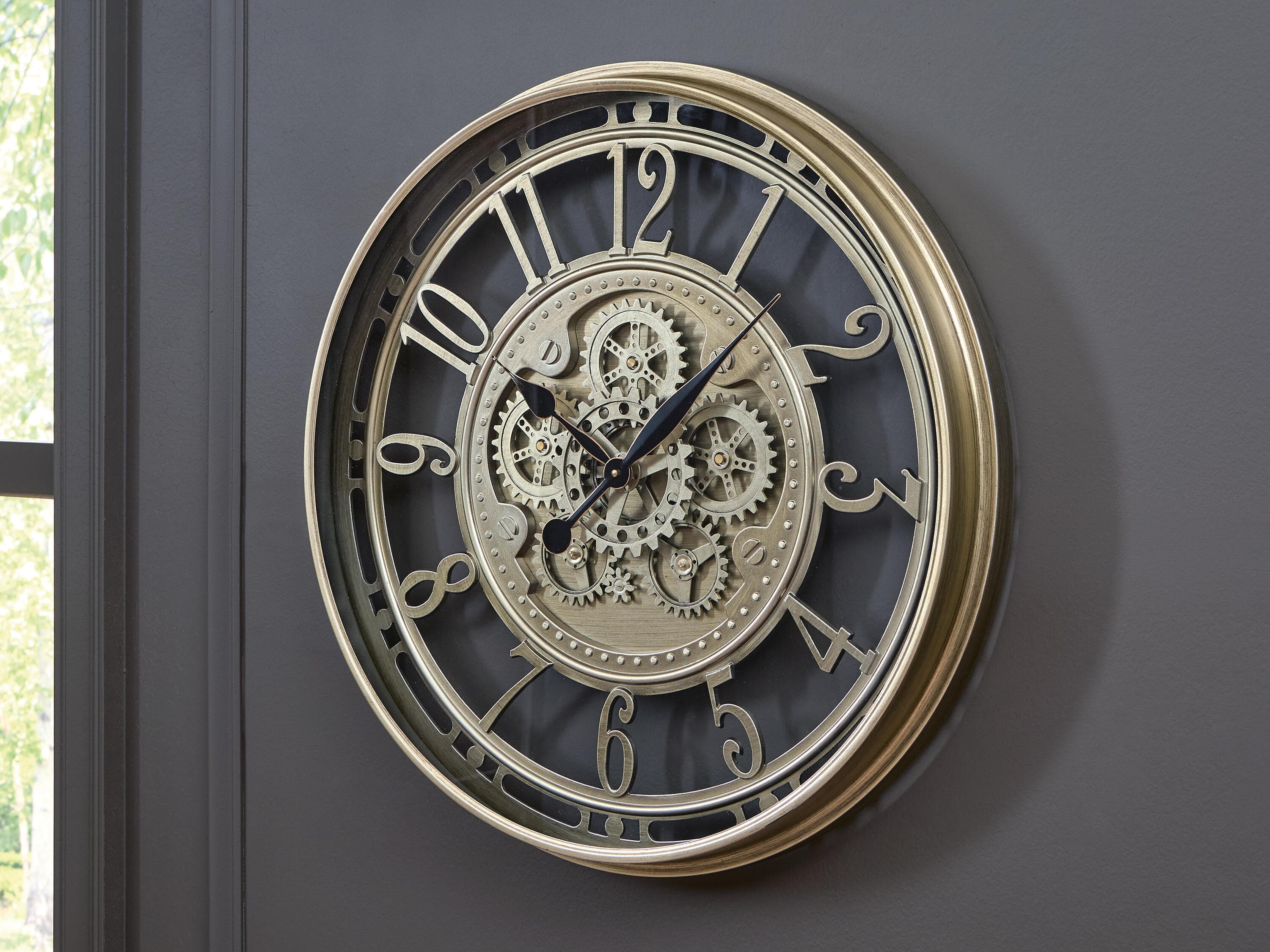 Gilover Wall Clock — Transparent & Metallic — view 2
