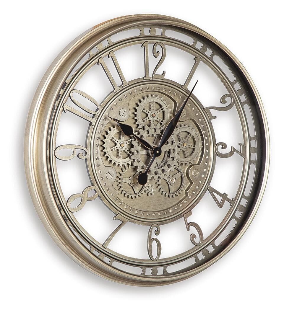 Gilover Wall Clock — Transparent & Metallic — view 3