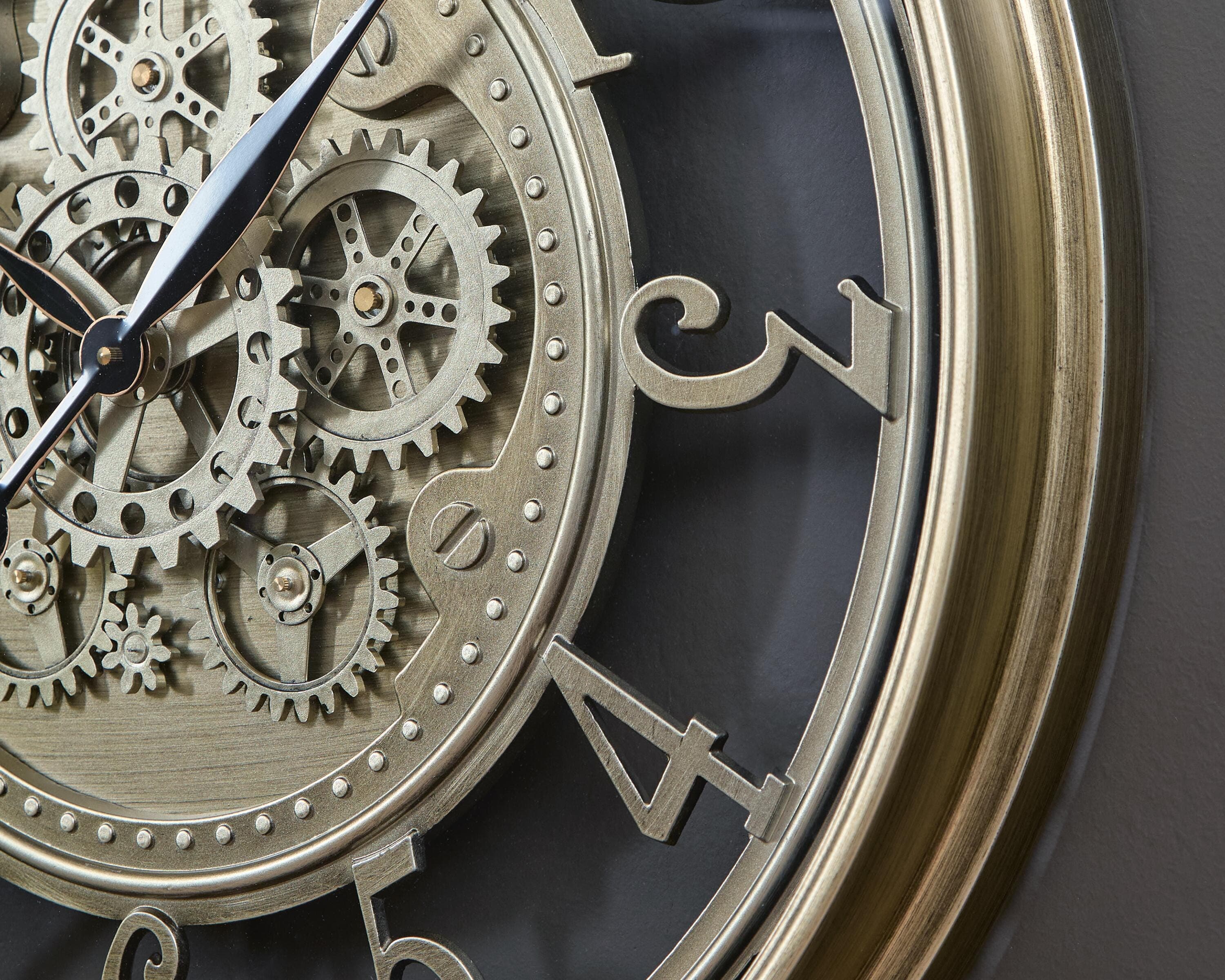 Gilover Wall Clock — Transparent & Metallic — view 5