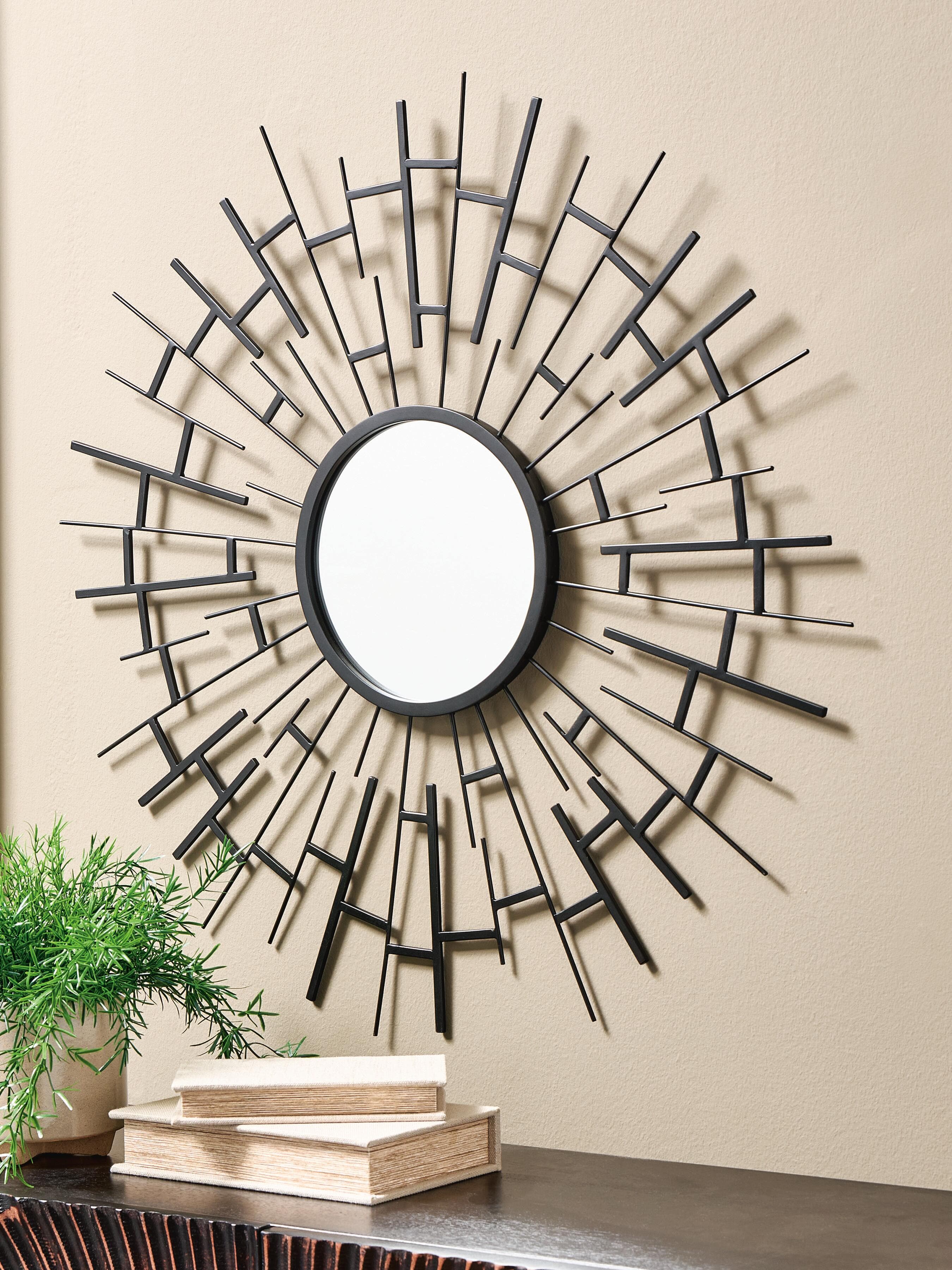 Garrenworth Accent Mirror — Black — view 2