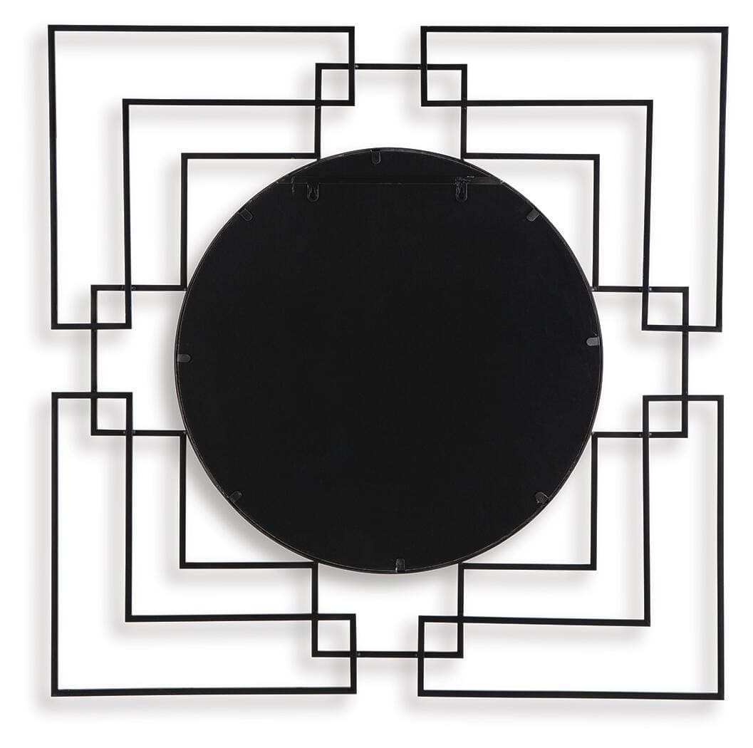 Oceanal Accent Mirror — Black/Gold Finish — view 4