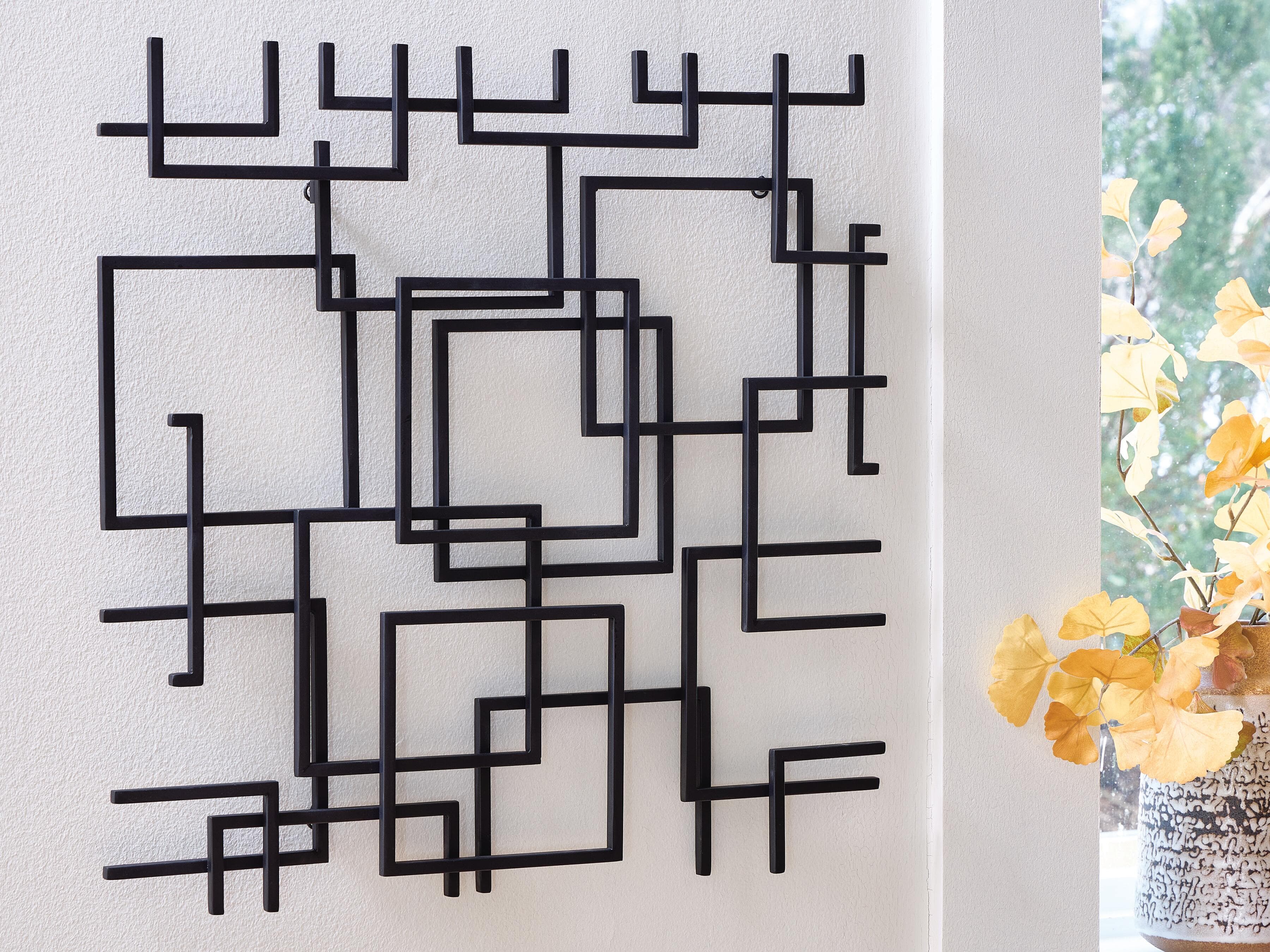 Aadanton Wall Decor — Black — view 2
