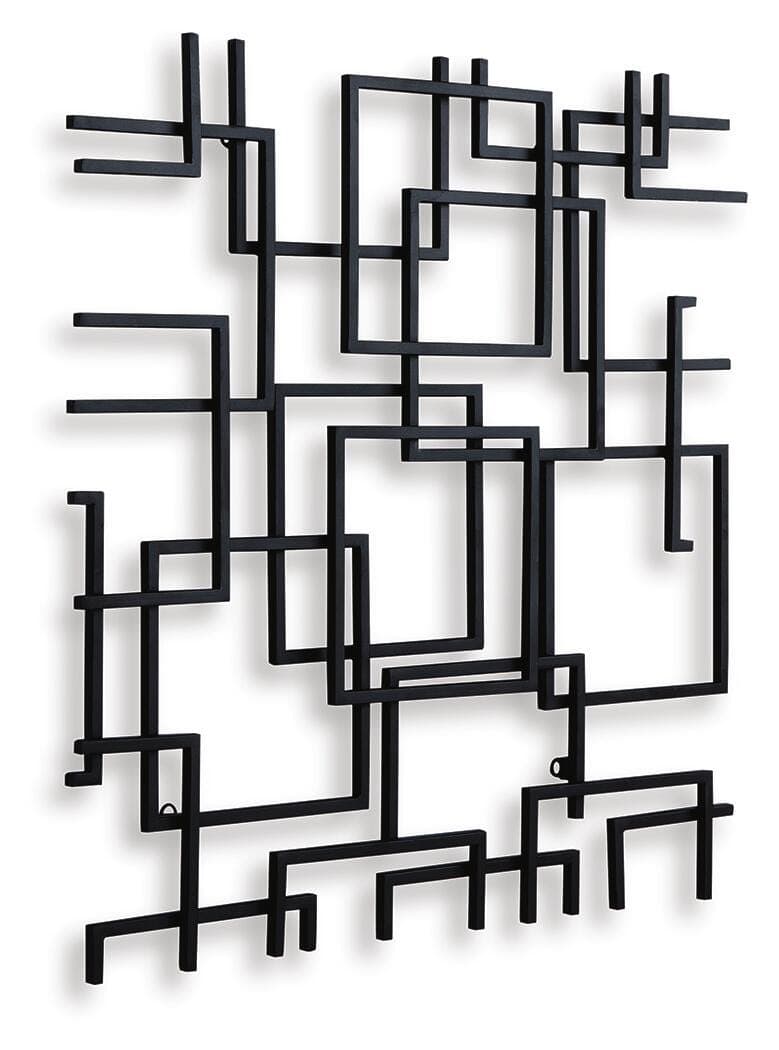 Aadanton Wall Decor — Black — view 3