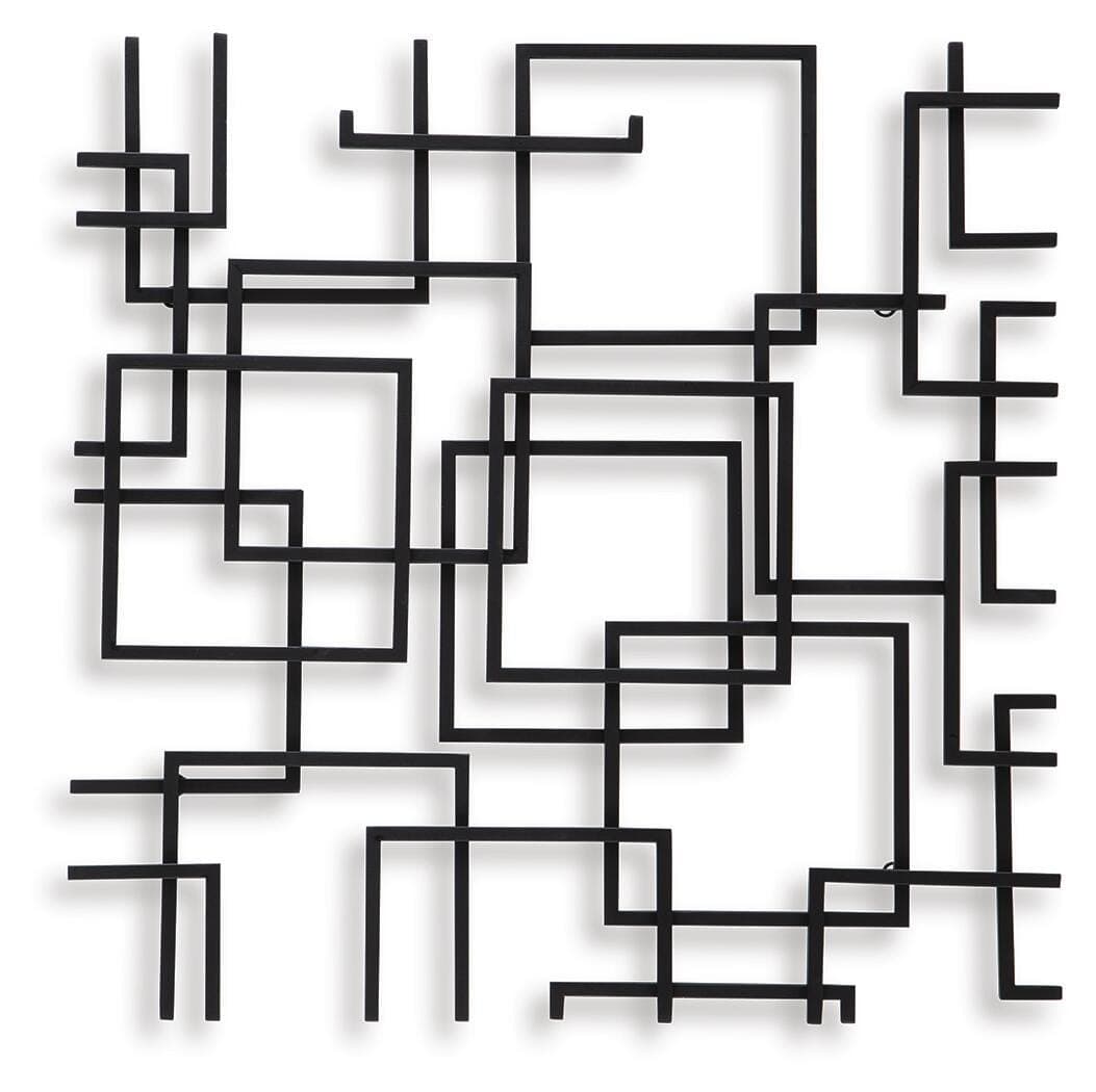 Aadanton Wall Decor — Black — view 6
