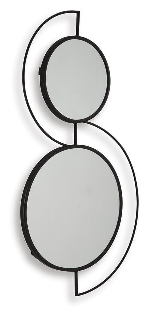 Shayham Accent Mirror — Black — view 3