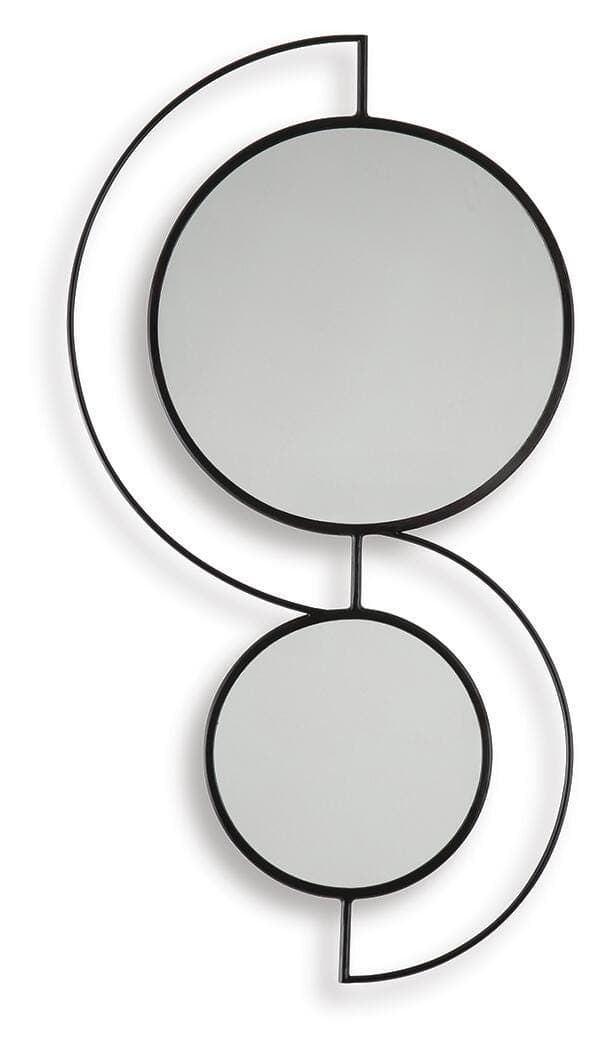 Shayham Accent Mirror — Black — view 5