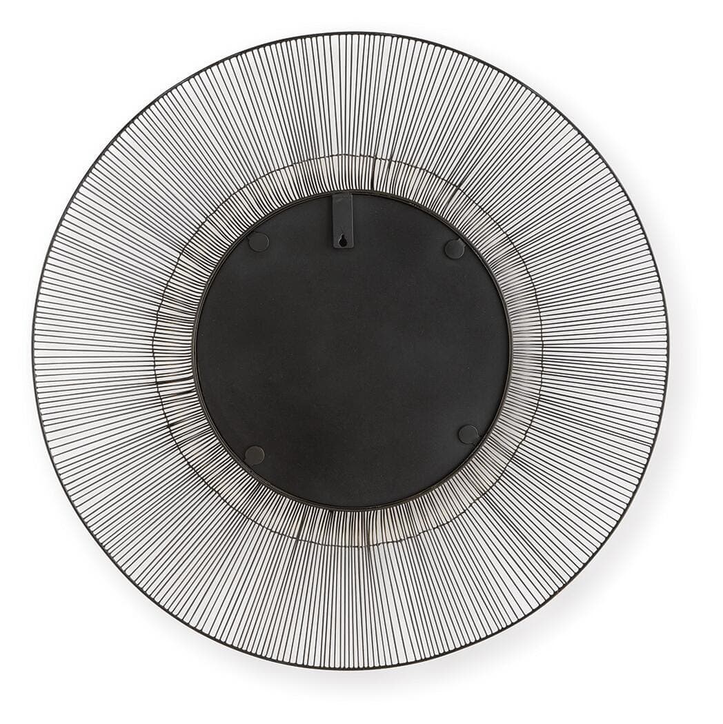 Dallmen Accent Mirror — Black/Gold Finish — view 4