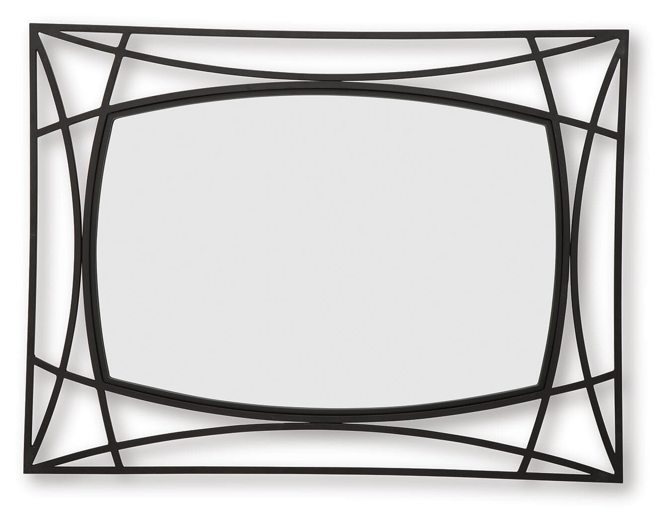Freenville Accent Mirror — Black — view 4