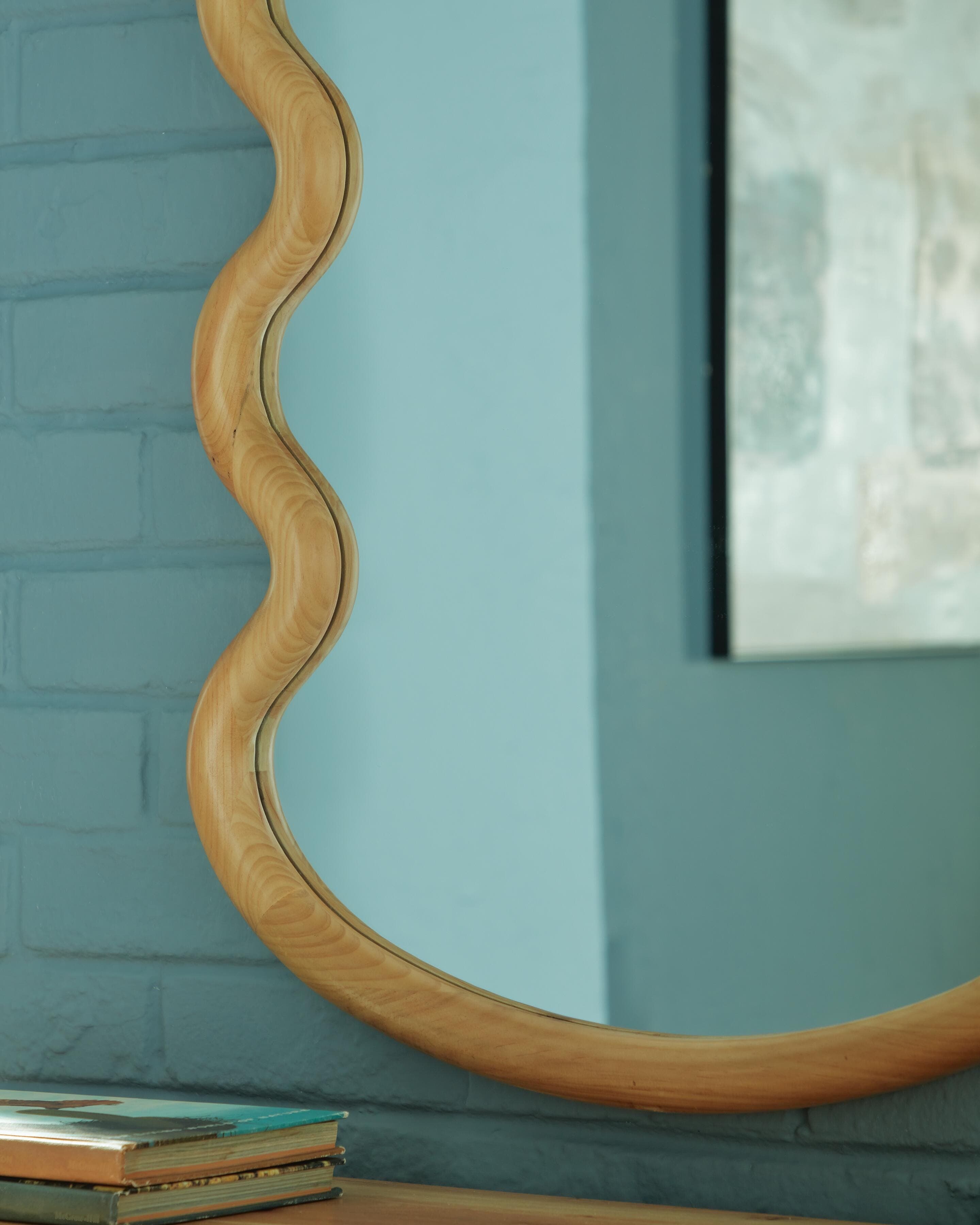 Serendis Accent Mirror — Brown — view 6
