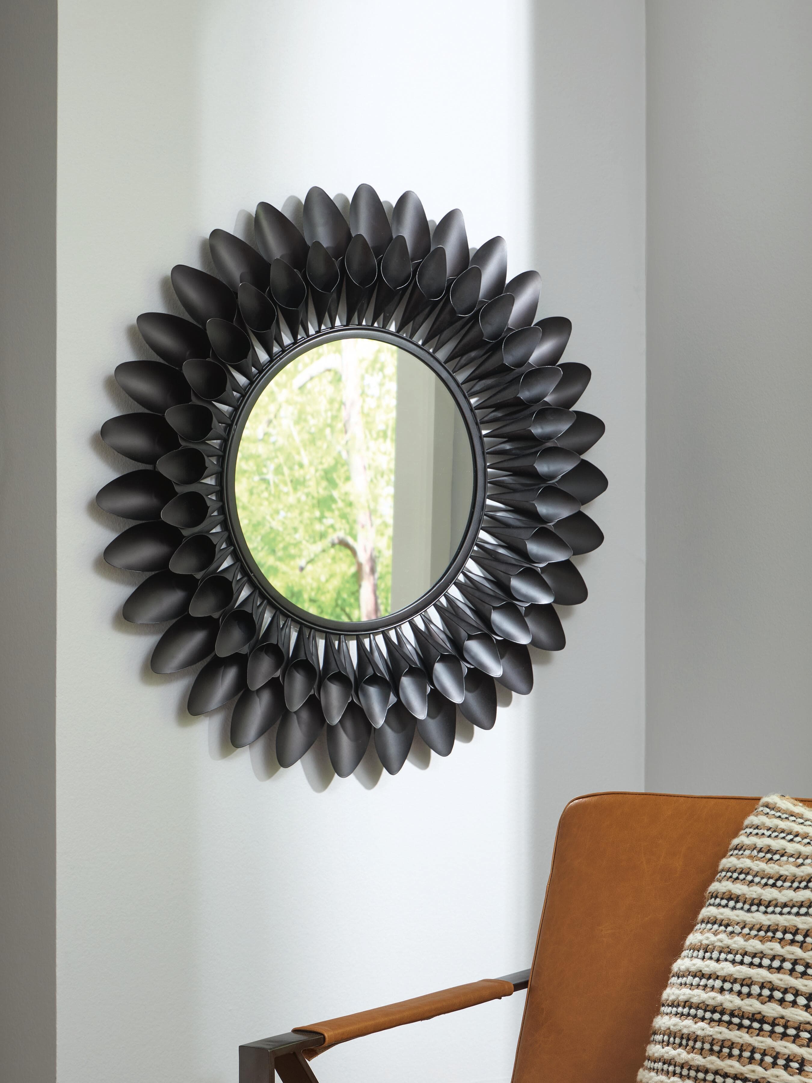 Ryenmour Accent Mirror — Oil Rubbed Bronze Finish — view 2