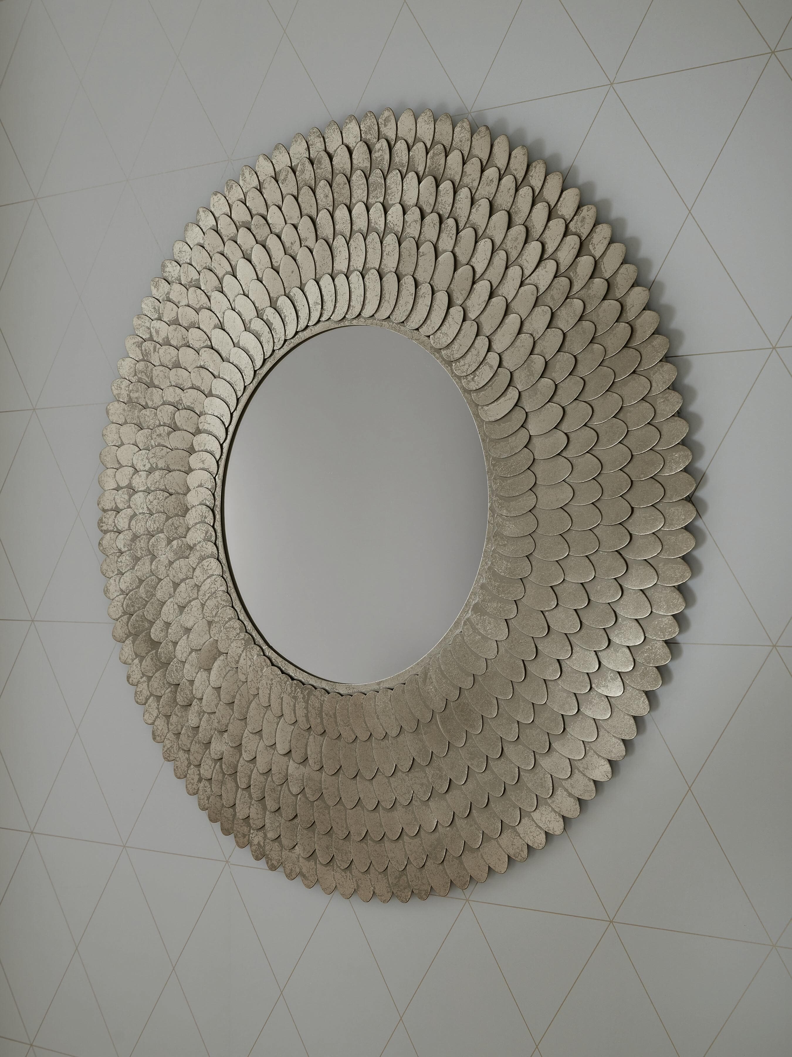 Wrightmund Accent Mirror — Champagne Finish — view 2