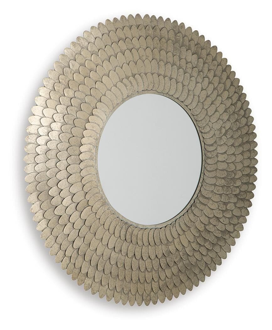 Wrightmund Accent Mirror — Champagne Finish — view 3