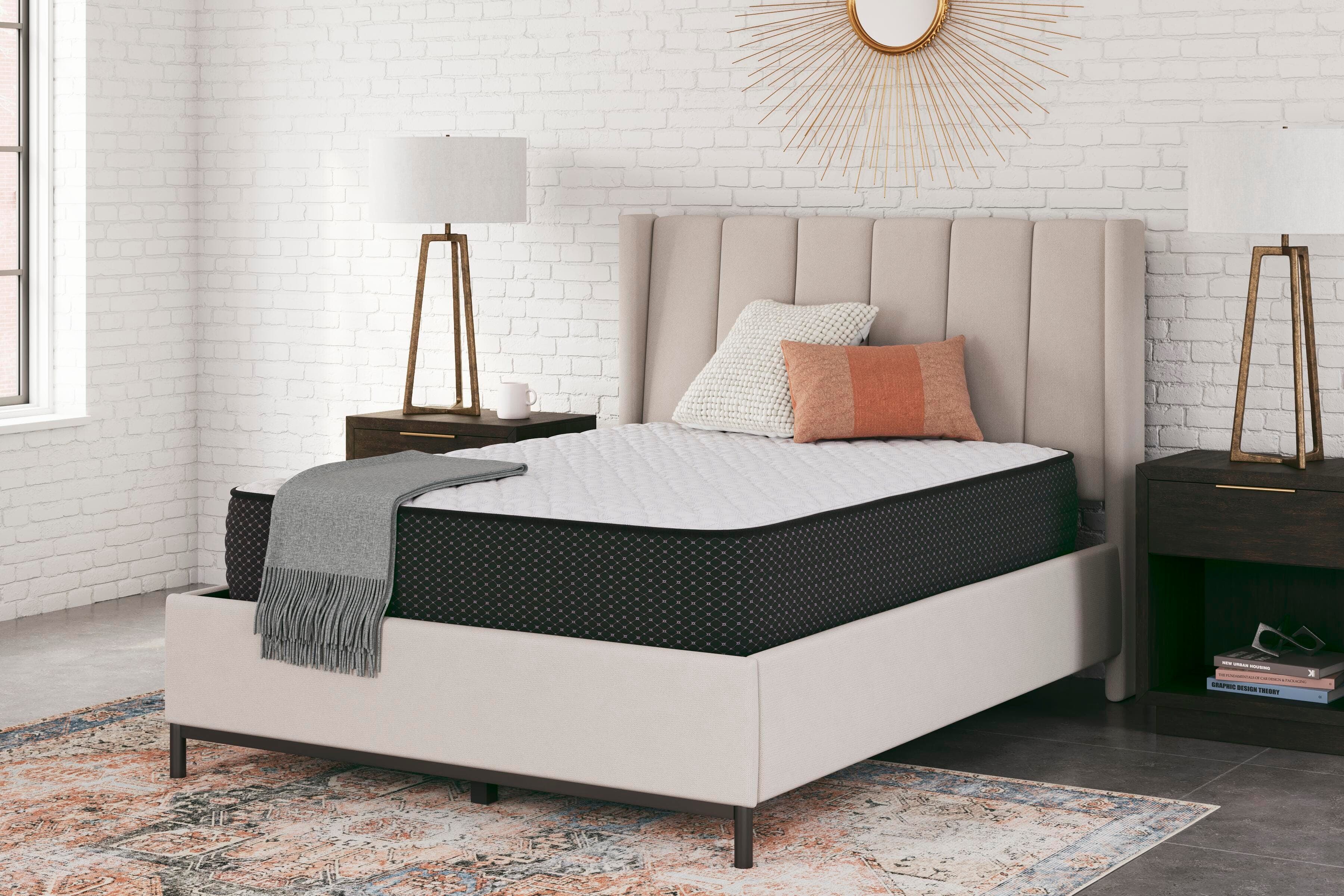 Limited Edition Firm Queen Mattress — White & Black/Gray — view 5