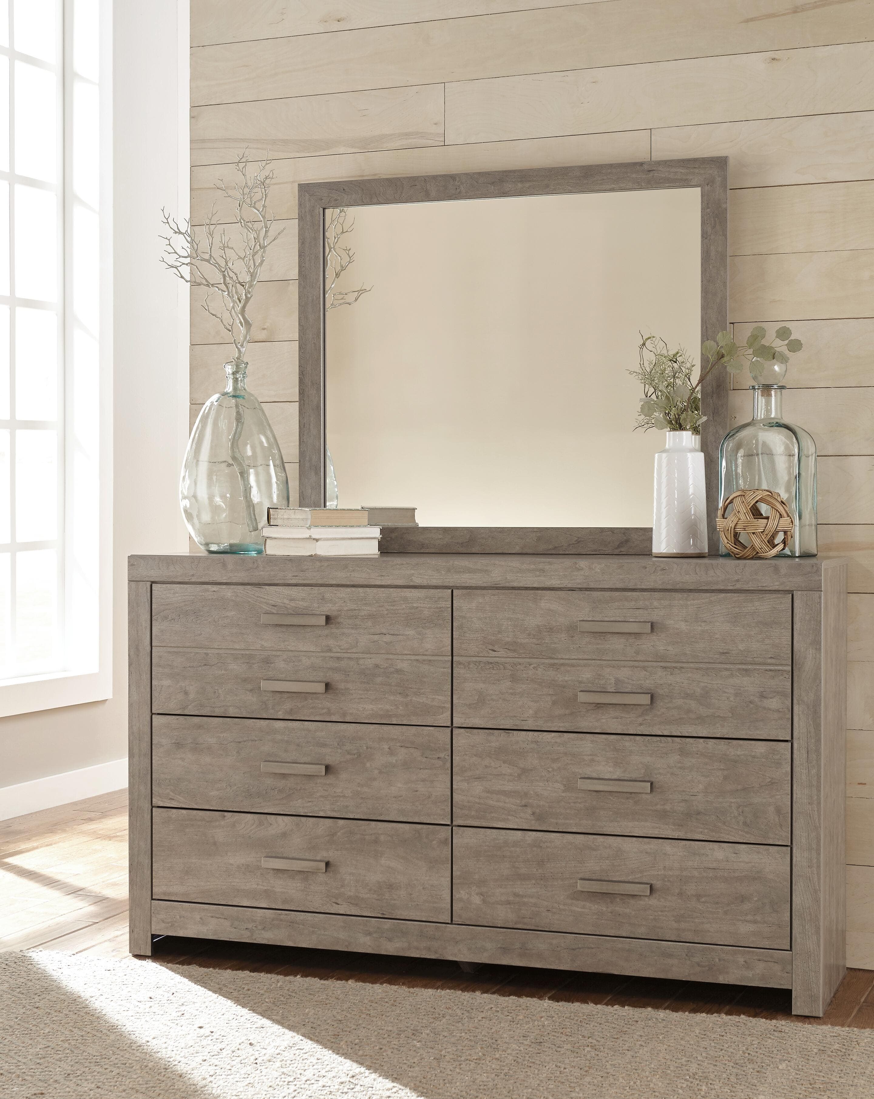 Culverbach Dresser and Mirror — Black/Gray — view 3