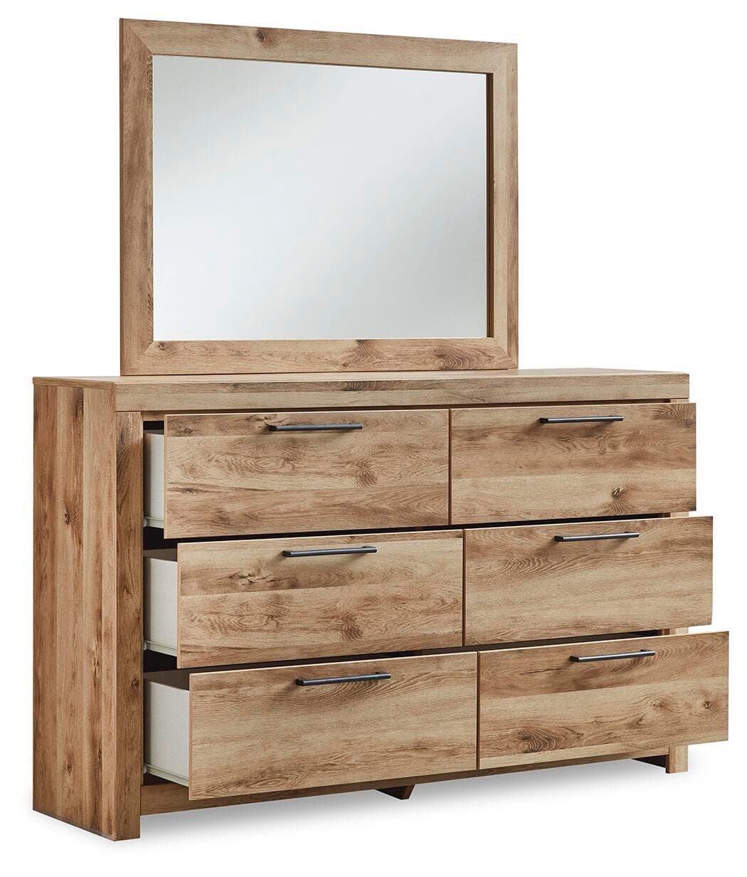 Hyanna Dresser and Mirror — Brown/Beige — view 3