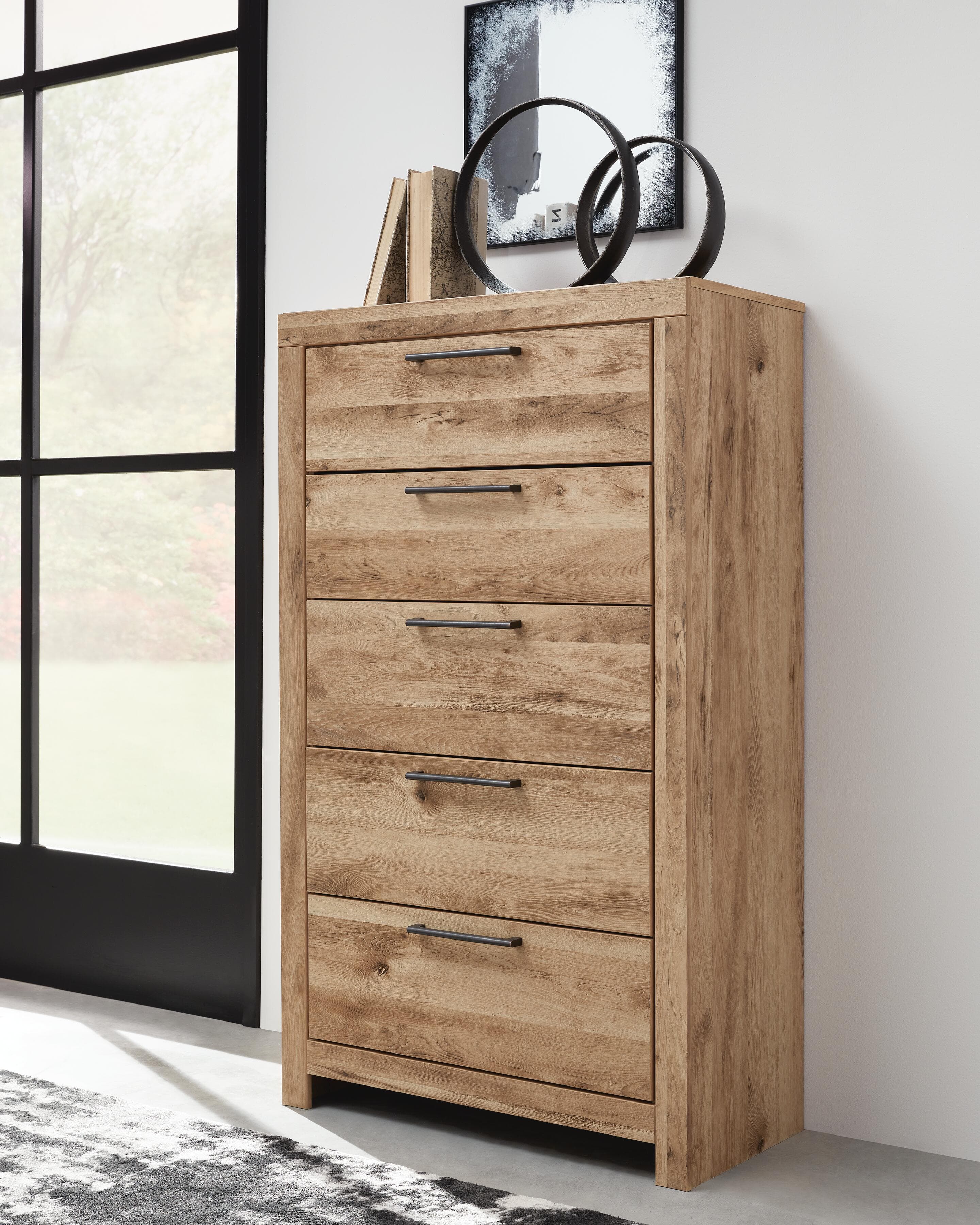 Hyanna Chest of Drawers — Brown/Beige — view 2
