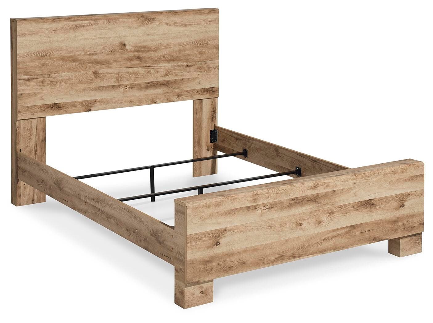 Hyanna Queen Panel Bed — Brown/Beige — view 3