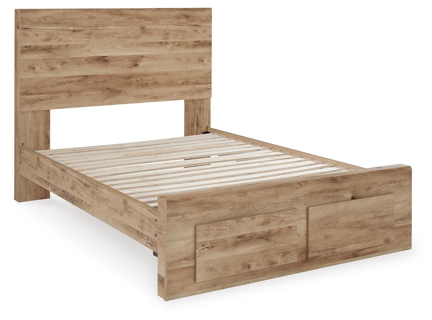 Hyanna Full Panel Storage Bed — Brown/Beige — view 3