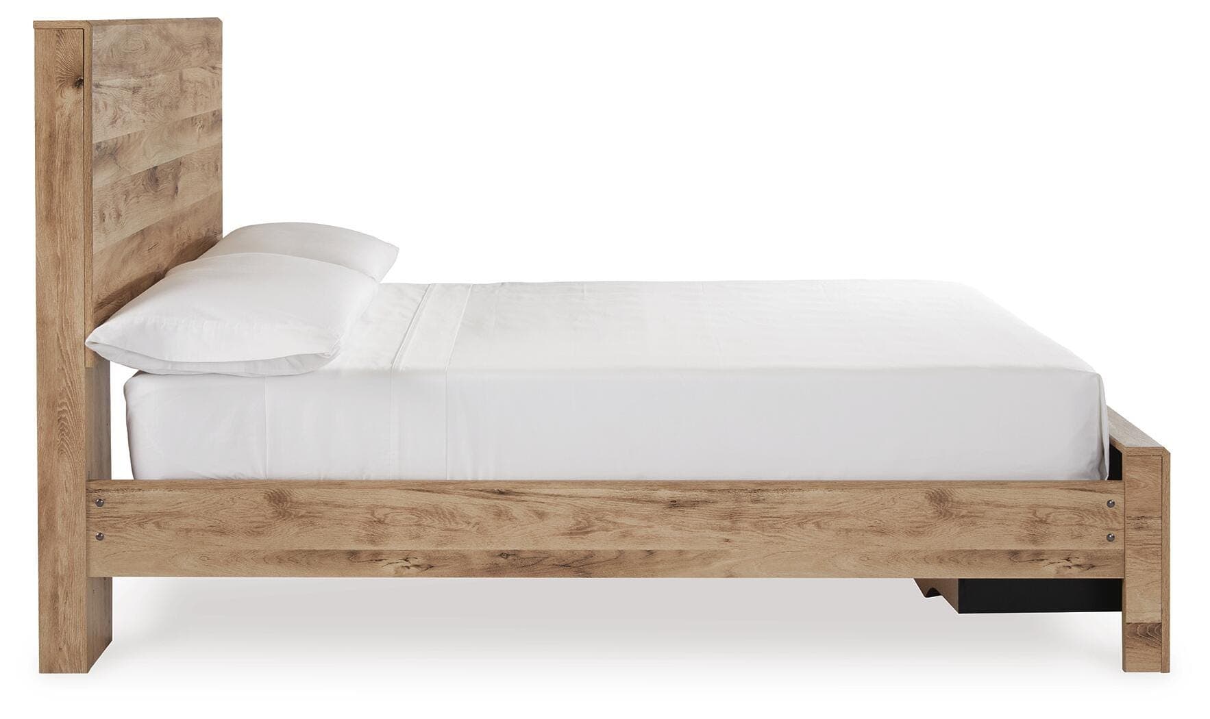 Hyanna Full Panel Storage Bed — Brown/Beige — view 4