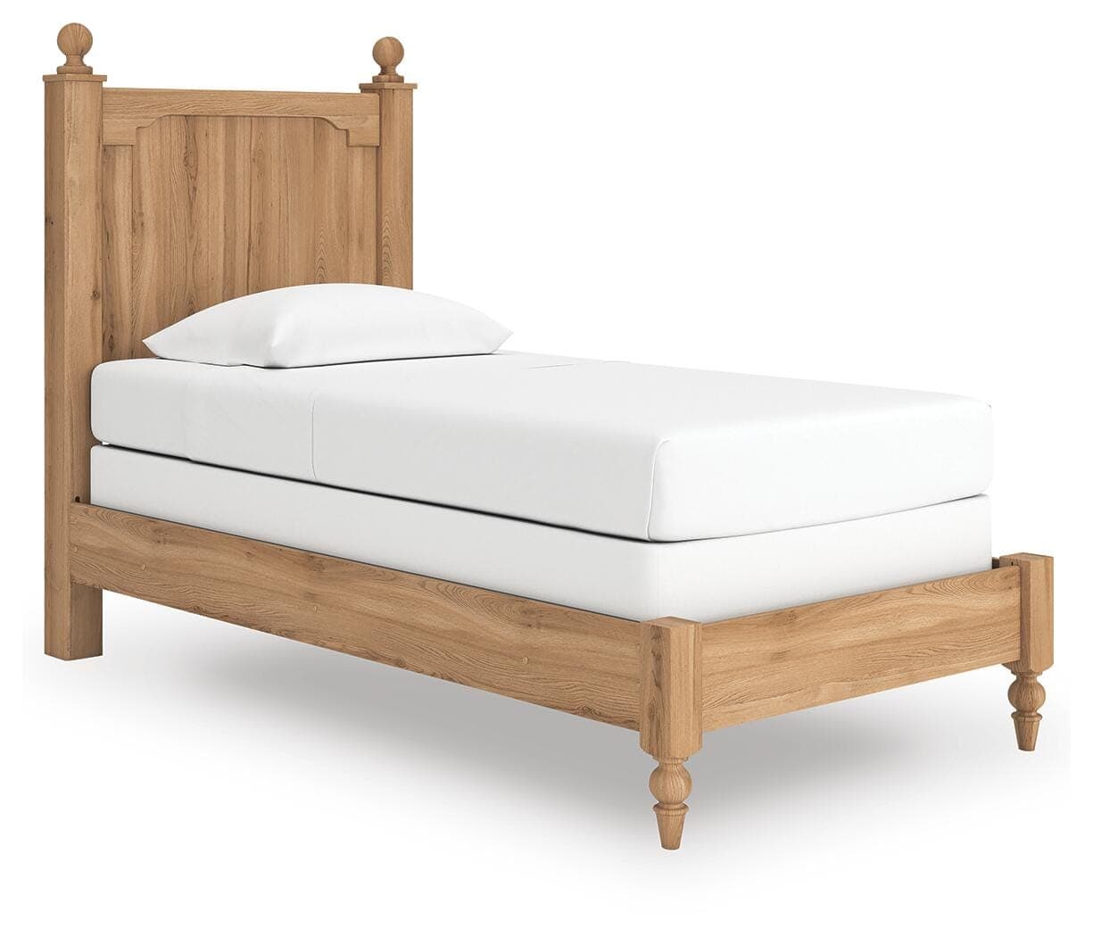 Galletyn Twin Panel Bed — Warm Brown — view 3
