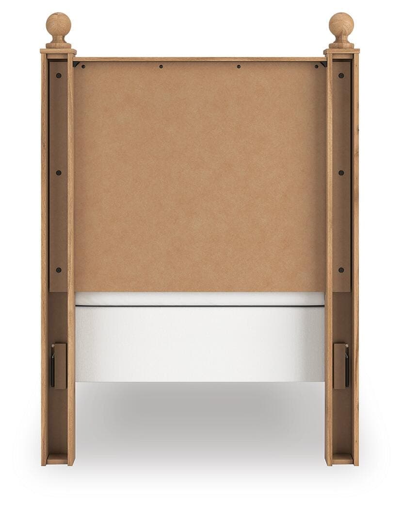 Galletyn Twin Panel Bed — Warm Brown — view 4