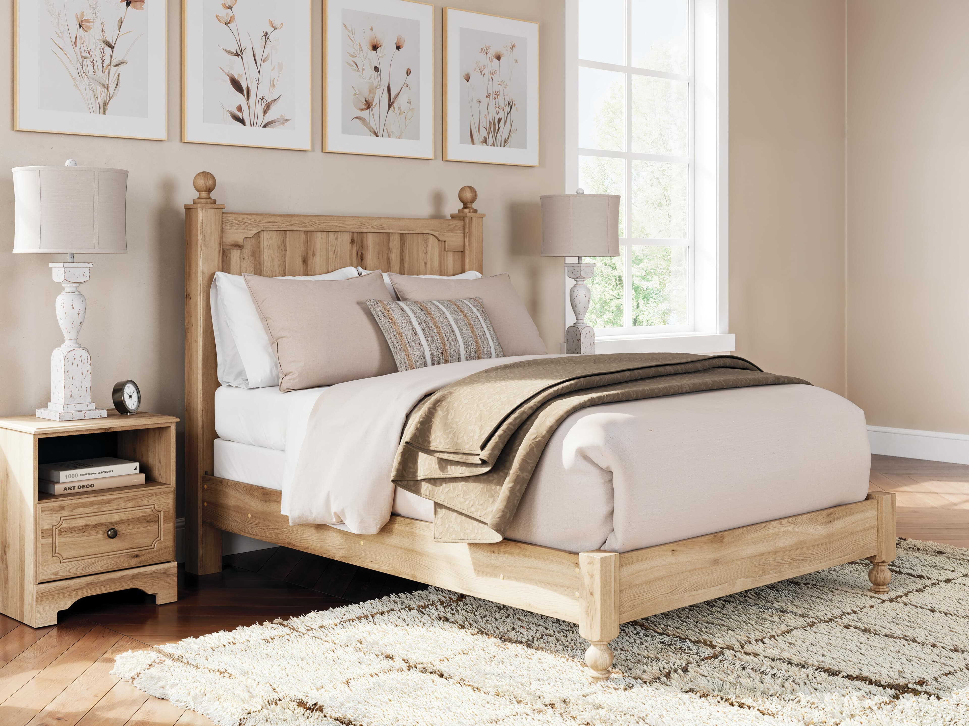 Galletyn Full Panel Bed — Warm Brown — view 8