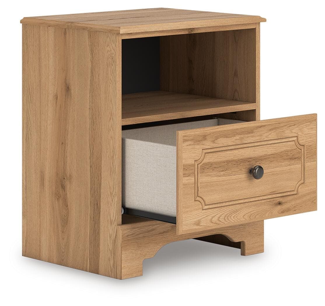 Galletyn Nightstand — Brown/Beige — view 2