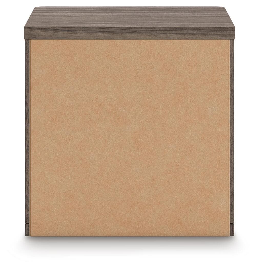 Mazilar Nightstand — White & Brown/Beige — view 7