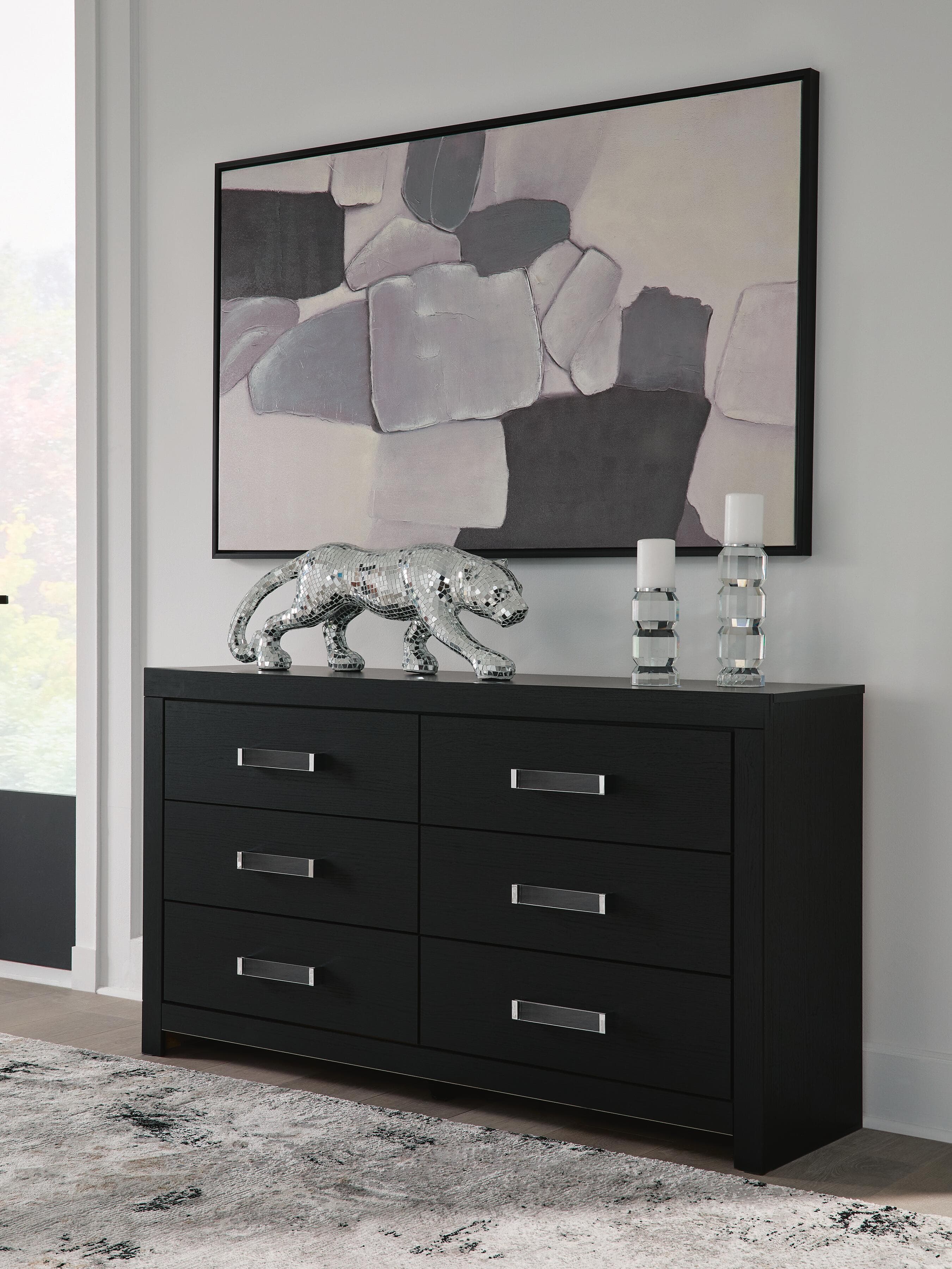 Raechalla Dresser — Black/Gray — view 2