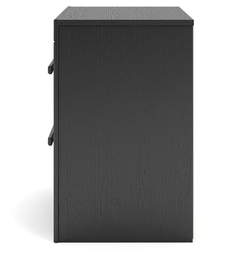 Jonnifer Nightstand — Black/Gray — view 7