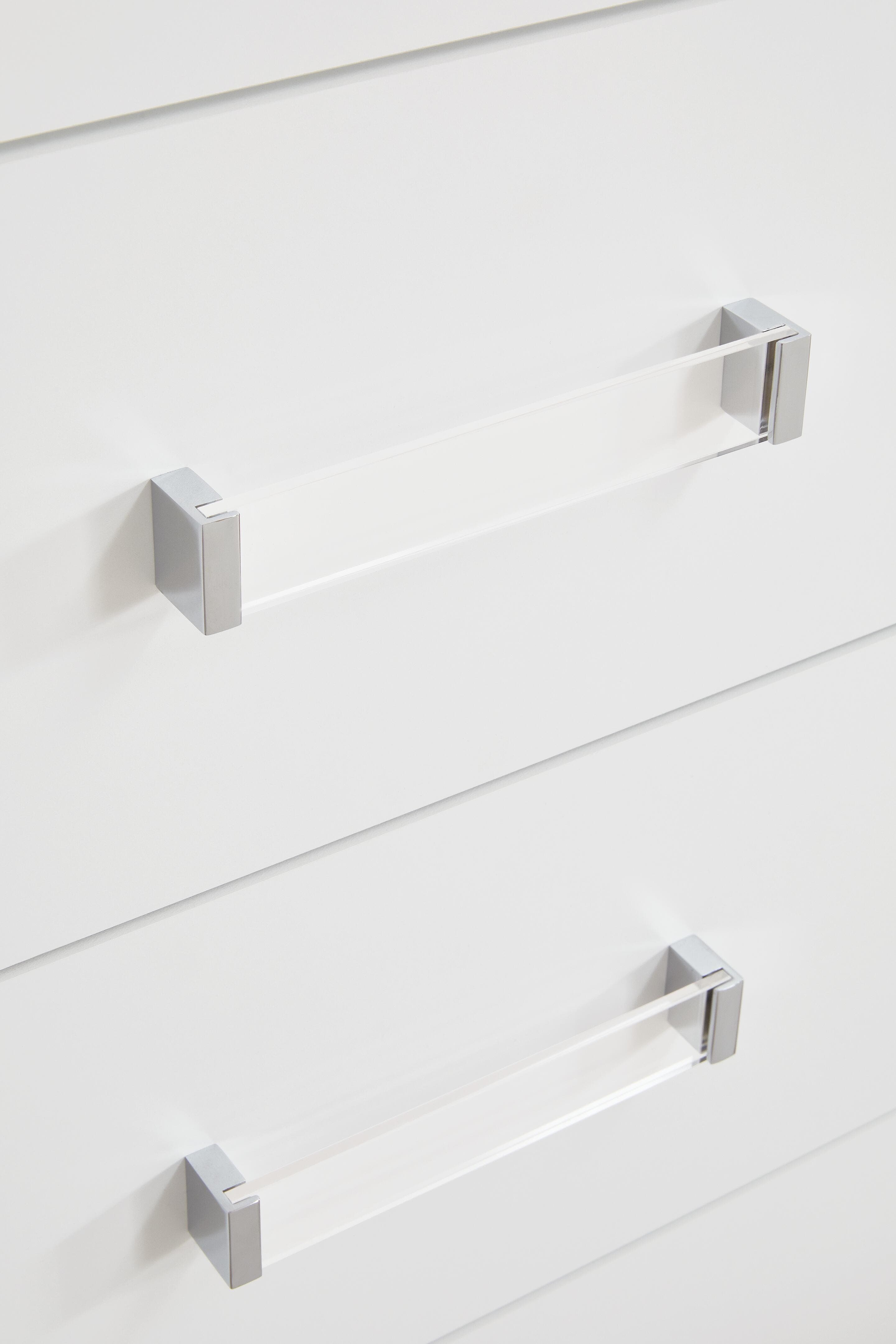 Raechalla Dresser and Mirror — White — view 5