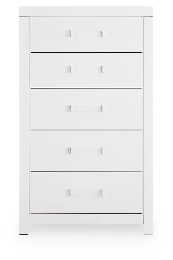Raechalla Chest of Drawers — White — view 4