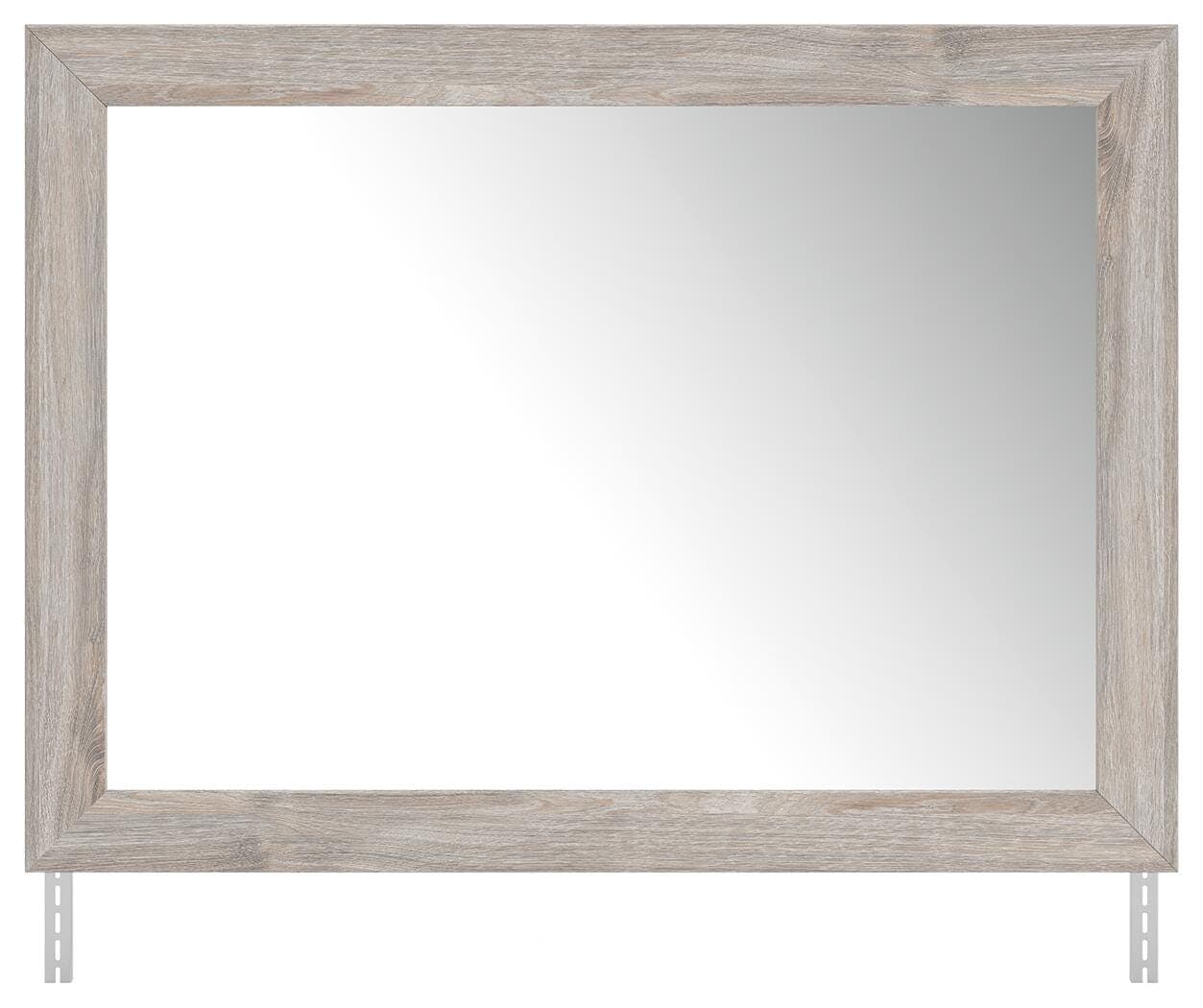 Jonnifer Bedroom Mirror — Black/Gray — view 2