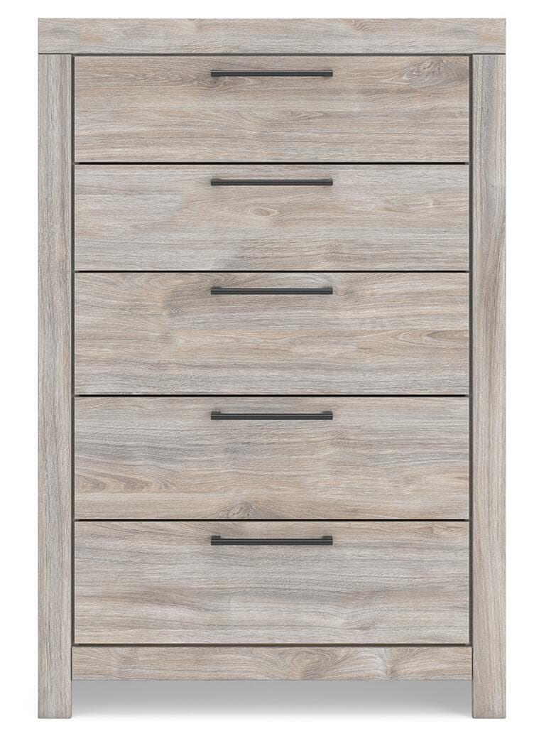 Jonnifer Chest of Drawers — Black/Gray — view 5