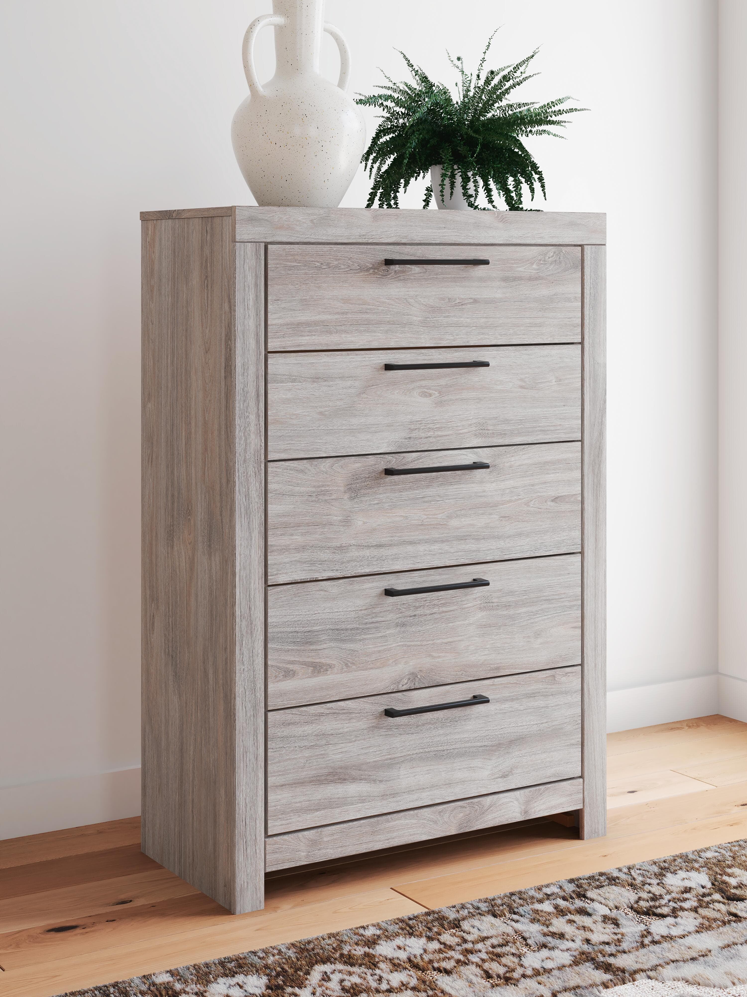 Jonnifer Chest of Drawers — Black/Gray — view 2