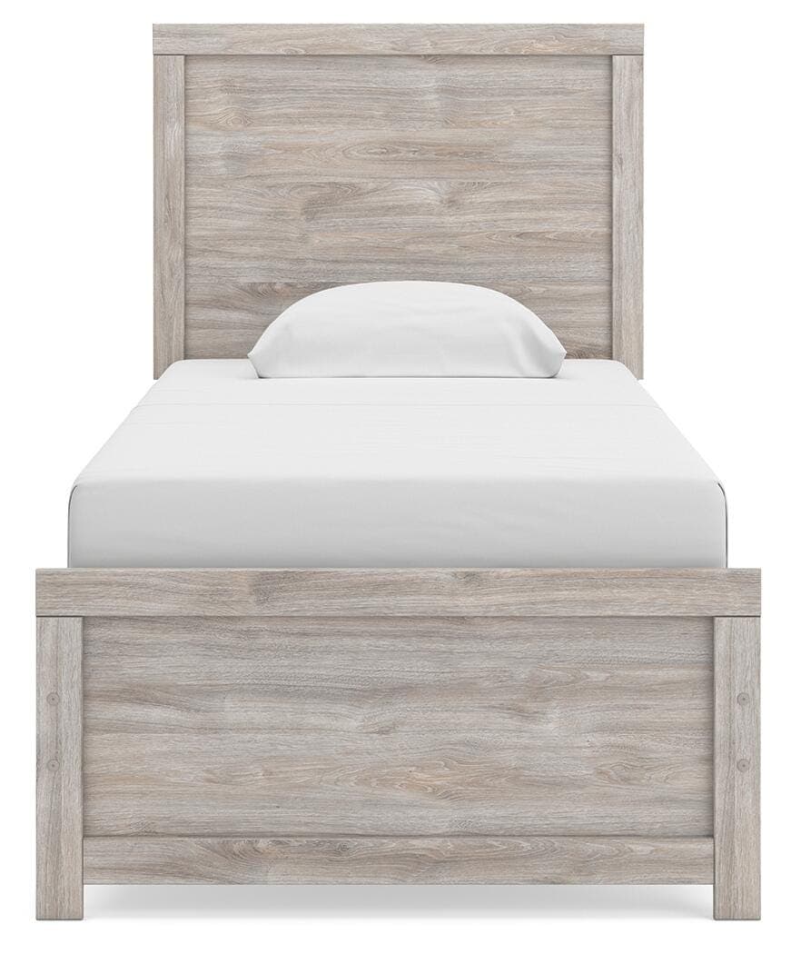 Jonnifer Twin Panel Bed — Gray — view 5