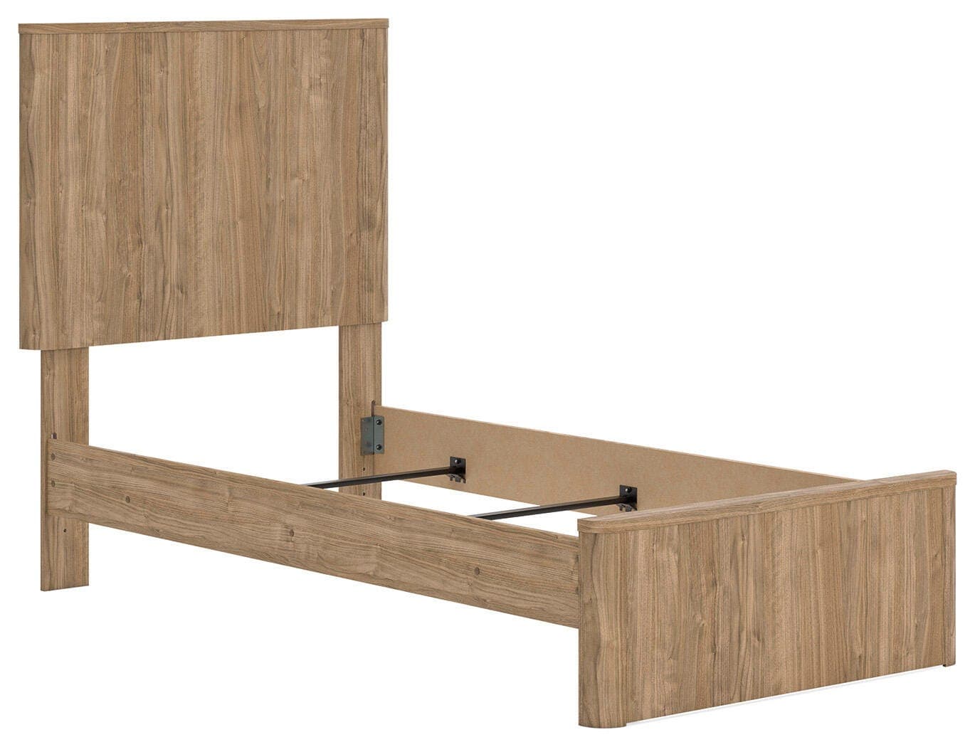 Dovander Twin Panel Bed — Warm Natural Brown — view 3