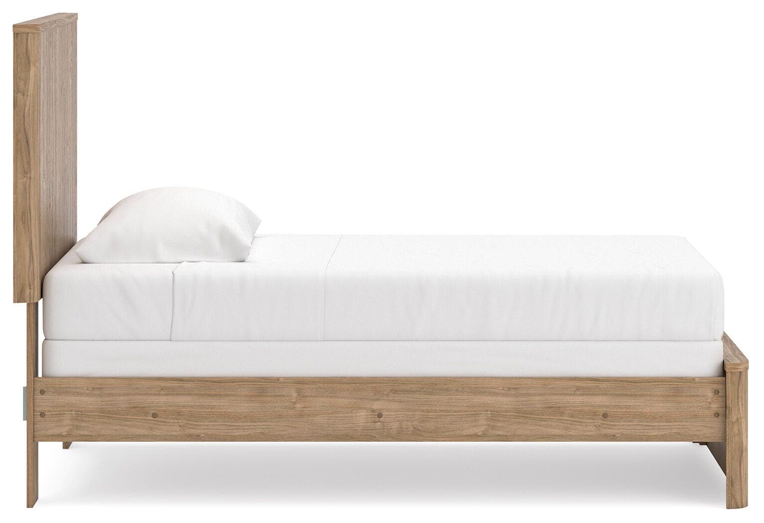 Dovander Twin Panel Bed — Warm Natural Brown — view 8