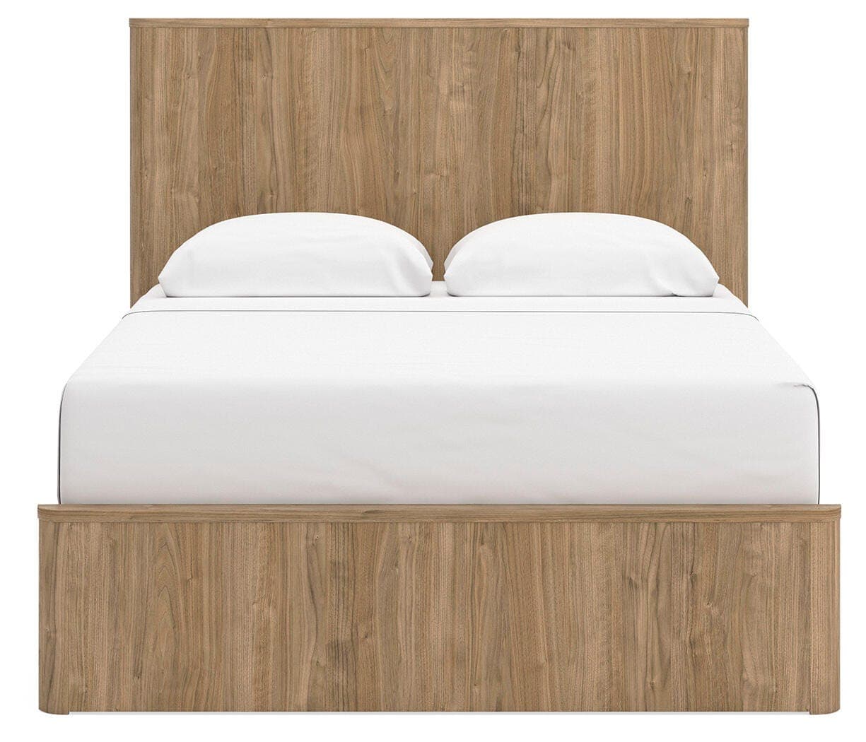Dovander Queen Panel Platform Bed — Warm Natural Brown — view 5