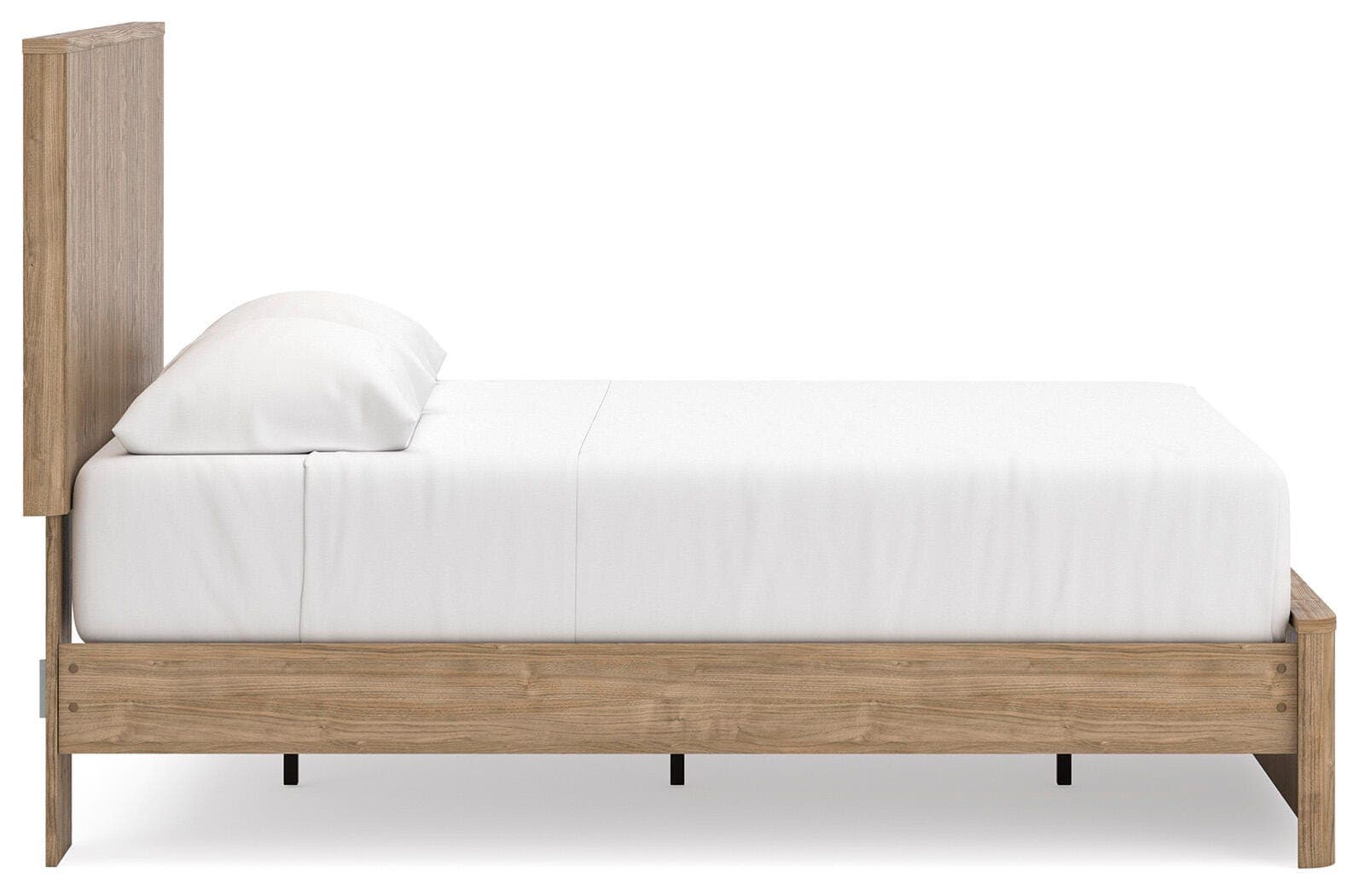 Dovander Queen Panel Platform Bed — Warm Natural Brown — view 8