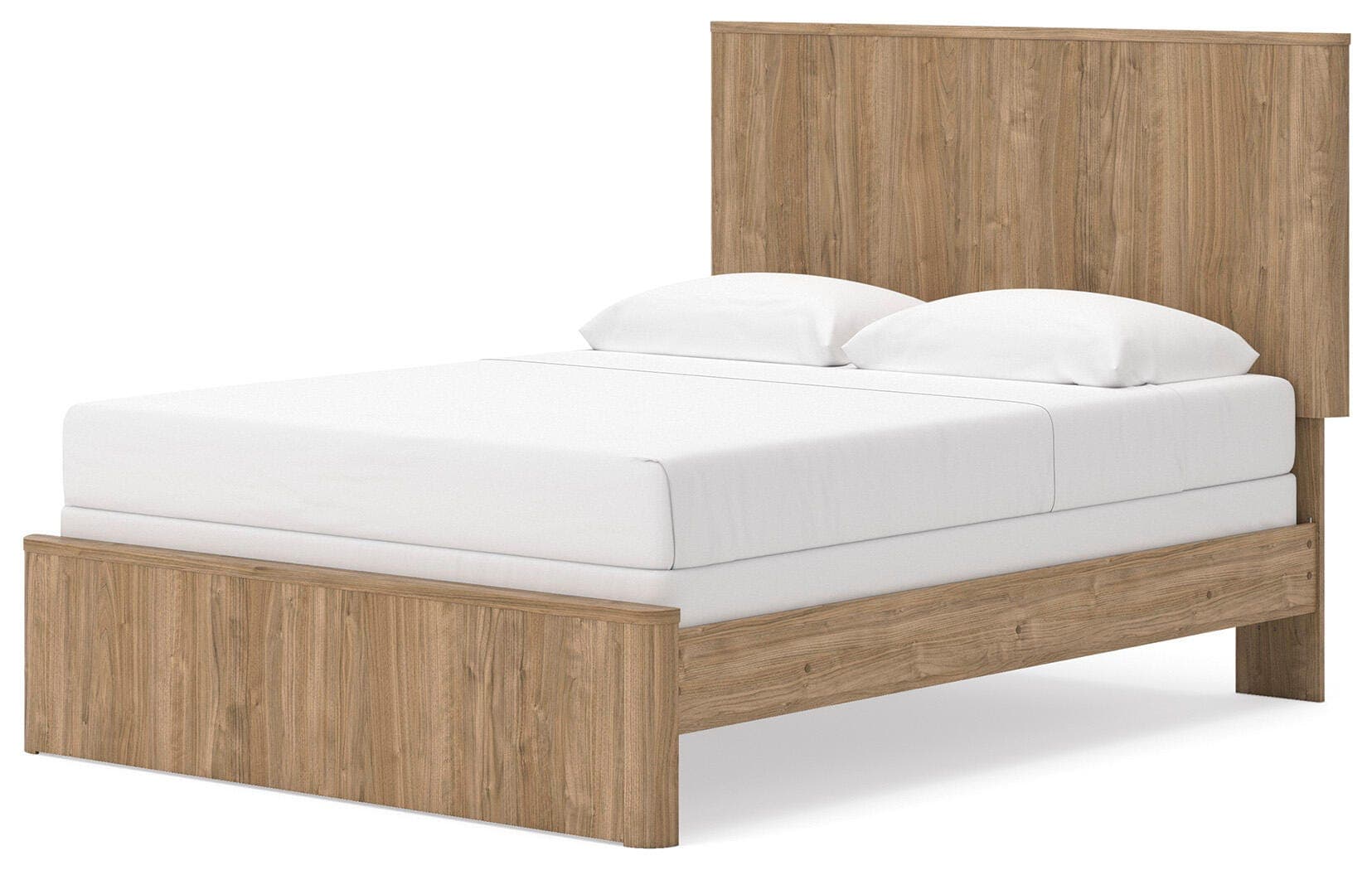 Dovander Queen Panel Bed — Warm Natural Brown — view 4