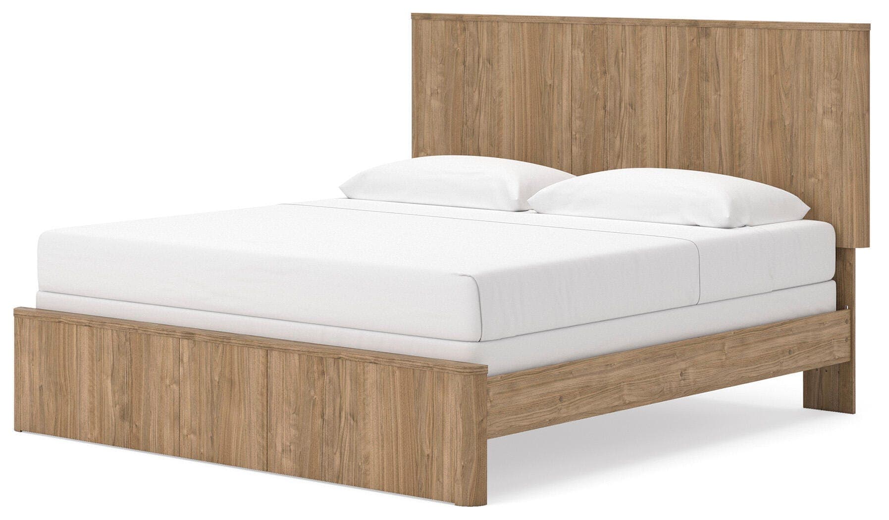 Dovander King Panel Bed — Warm Natural Brown — view 4
